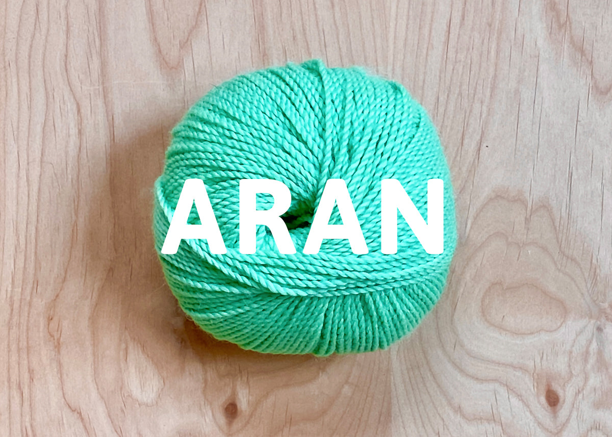 Aran / Worsted weight yarns — Loop Knitting