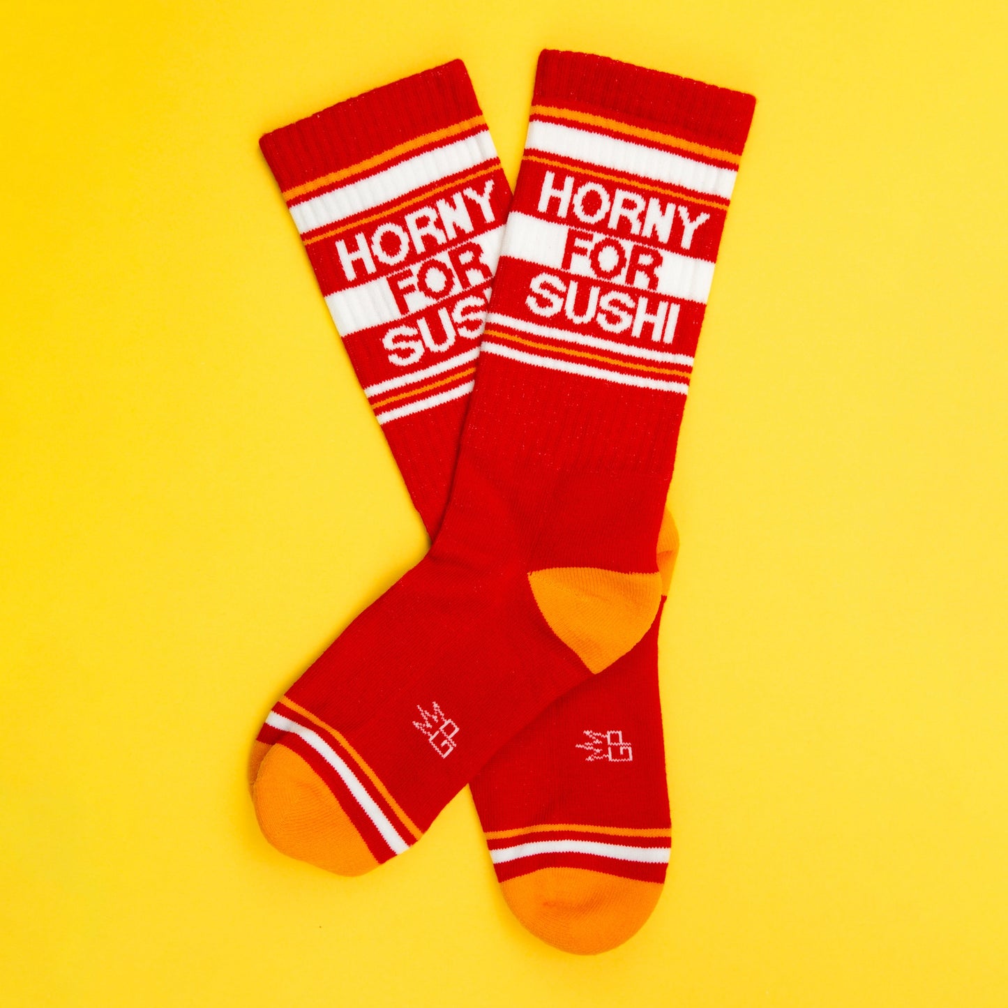 Gumball Poodle - Horny For Sushi Gym Crew Socks