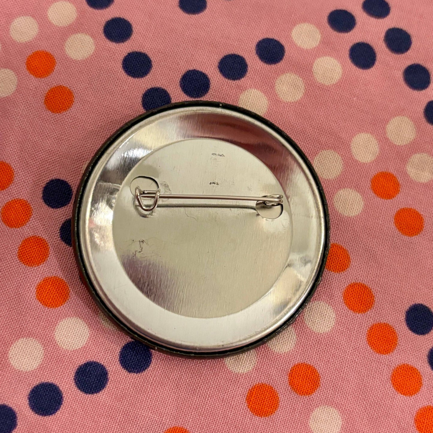 2.25" Pinback buttons - ADHD Knitting Club