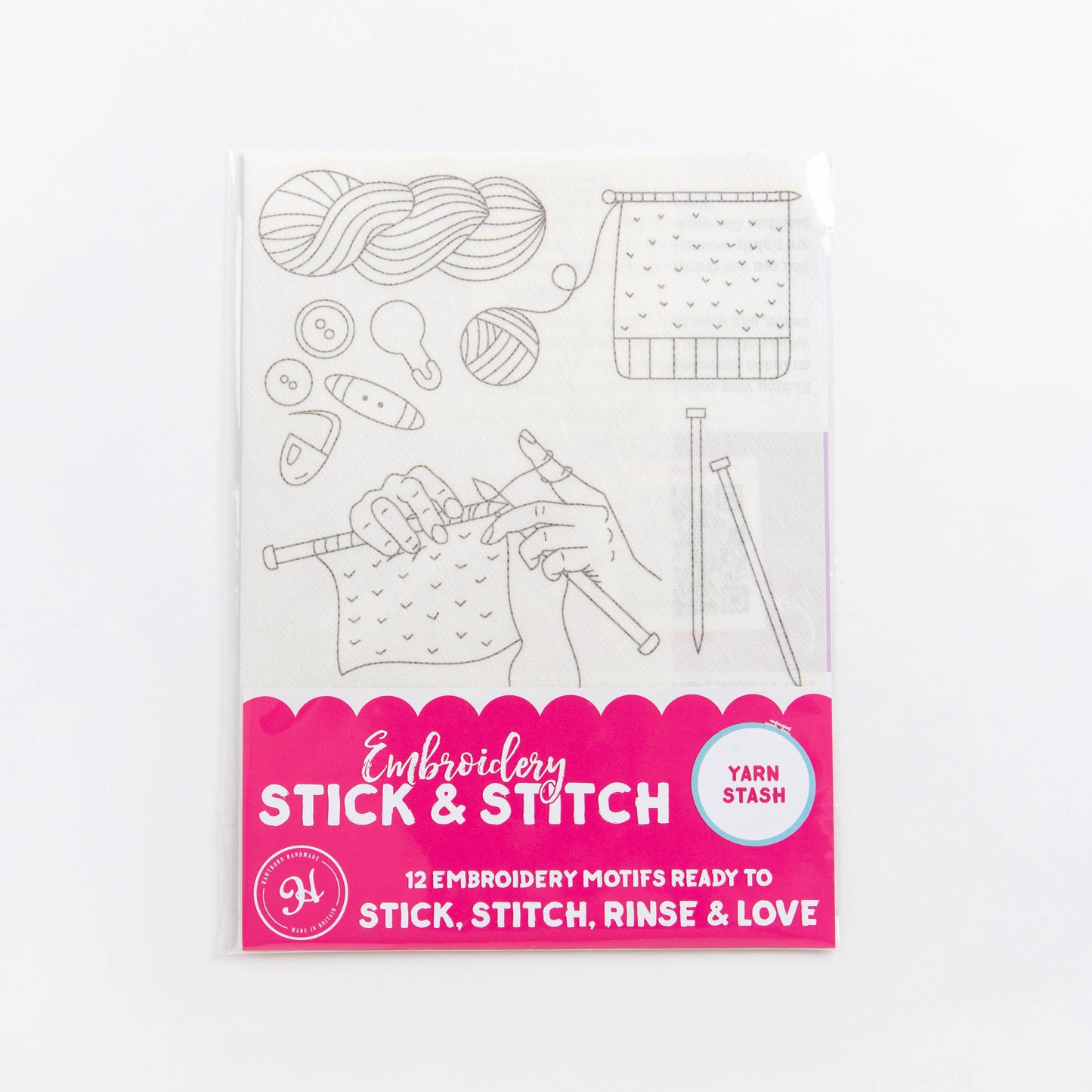 Yarn Stash - Stick & Stitch Embroidery Pack