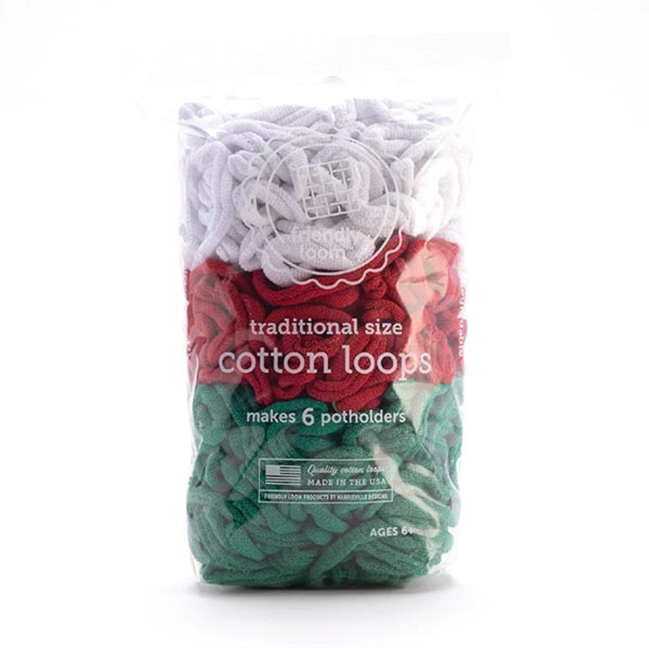 Potholder Loops- 6" (traditional)