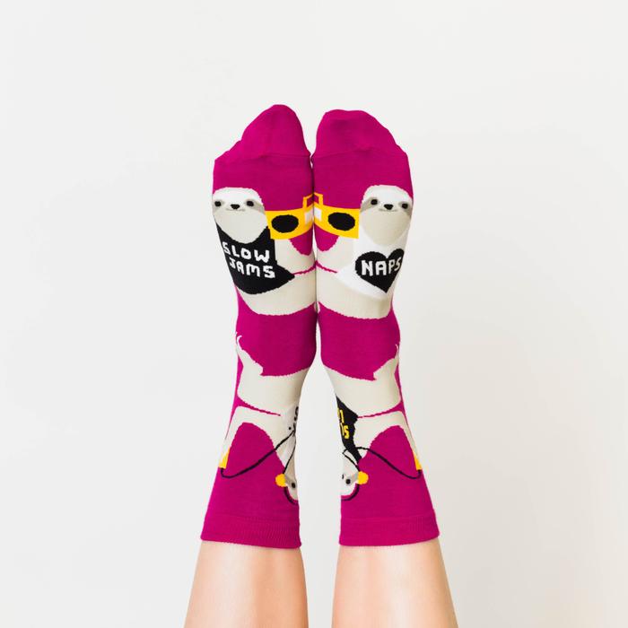 Yellow Owl Workshop - Women's - Sloth Life Crew Socks