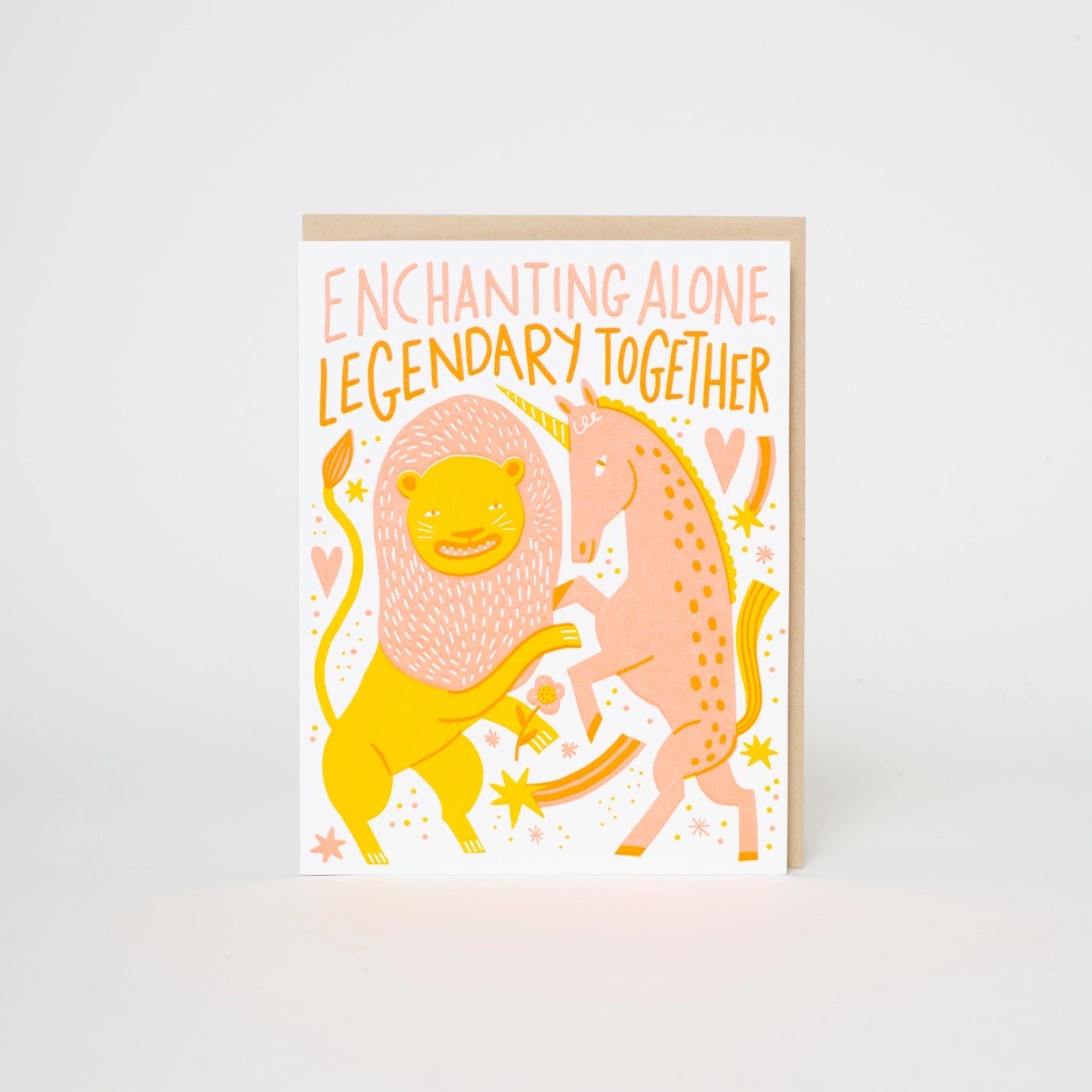 Wedding Legendary Together Letterpress Card