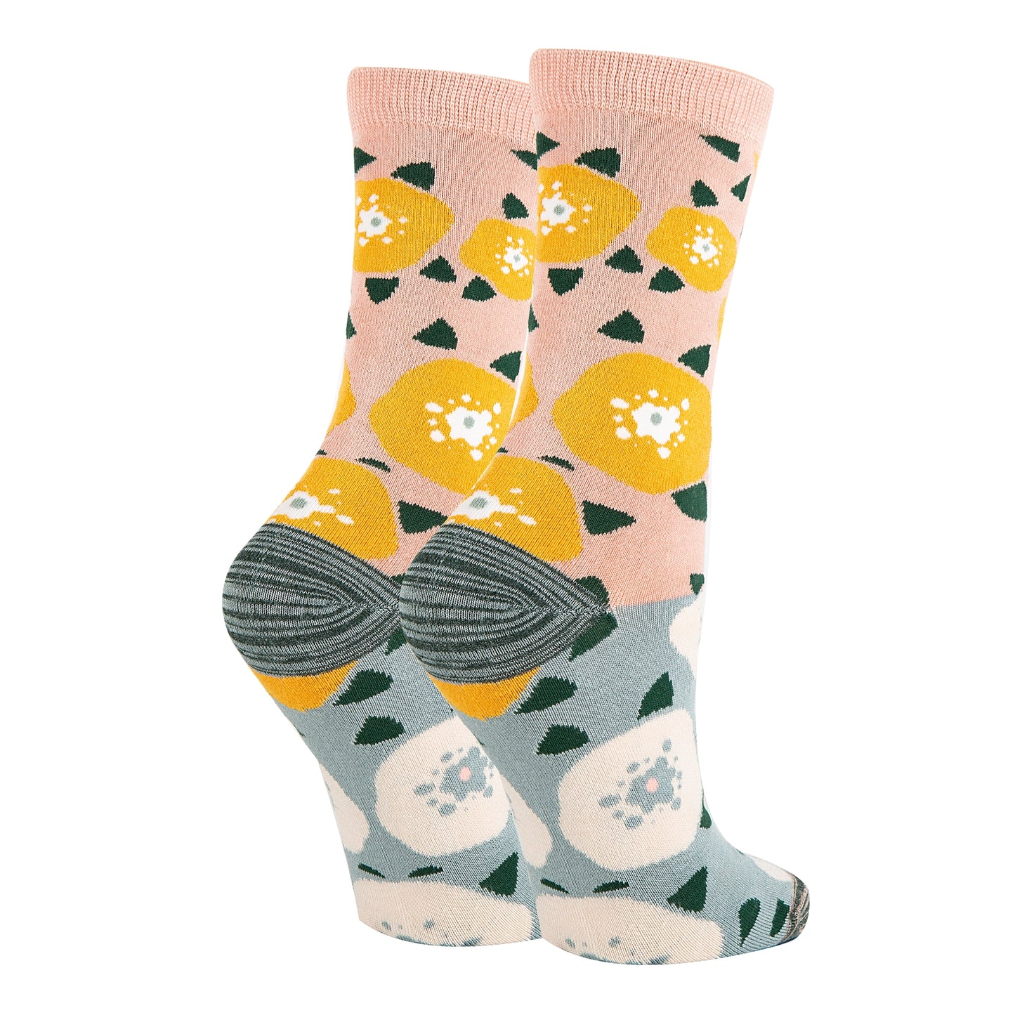 Oooh Yeah Socks - La Flor| Women's Premium Bamboo Crew Socks