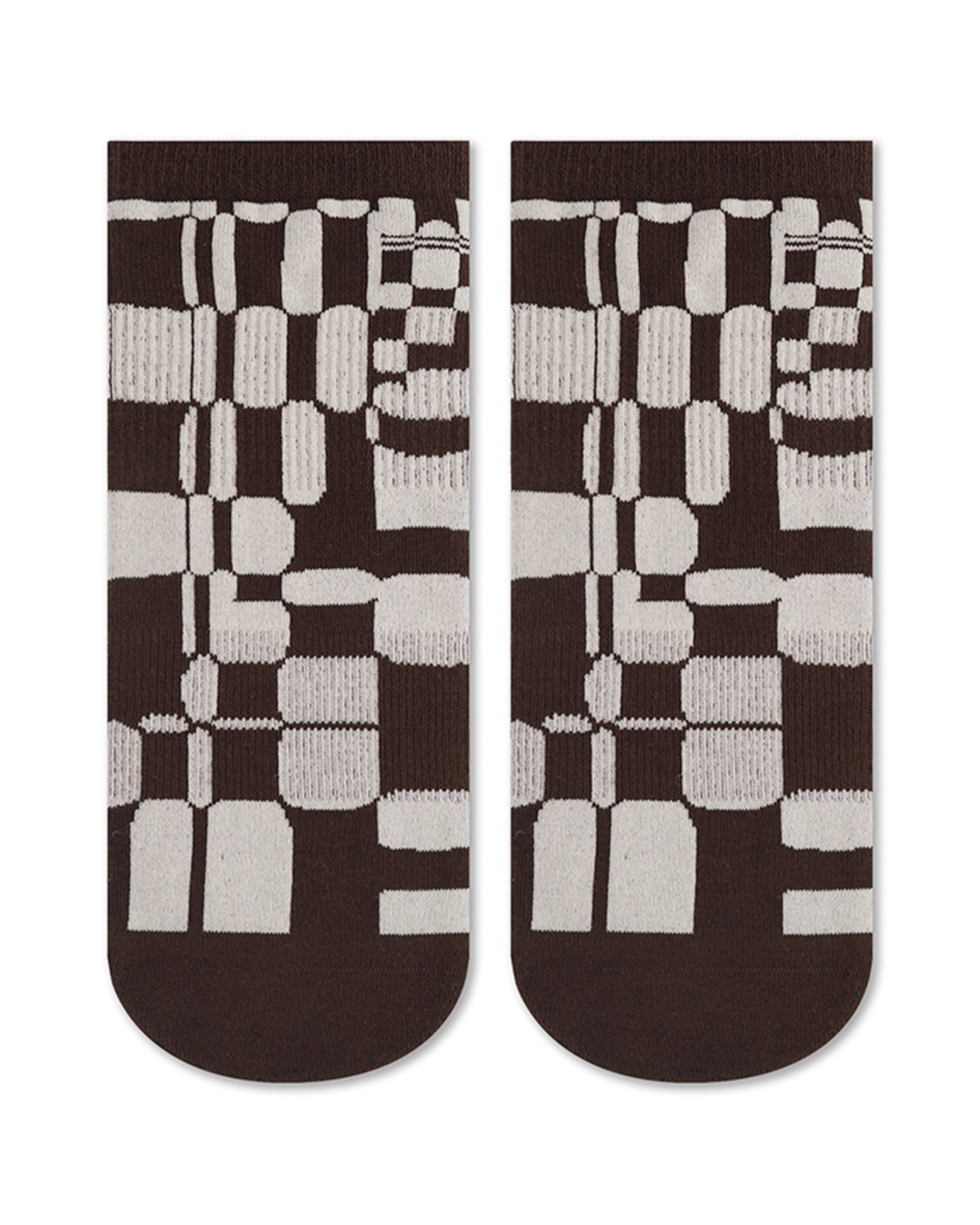 Pointe Studio - Women's Retro Geo Ankle Grip Sock
