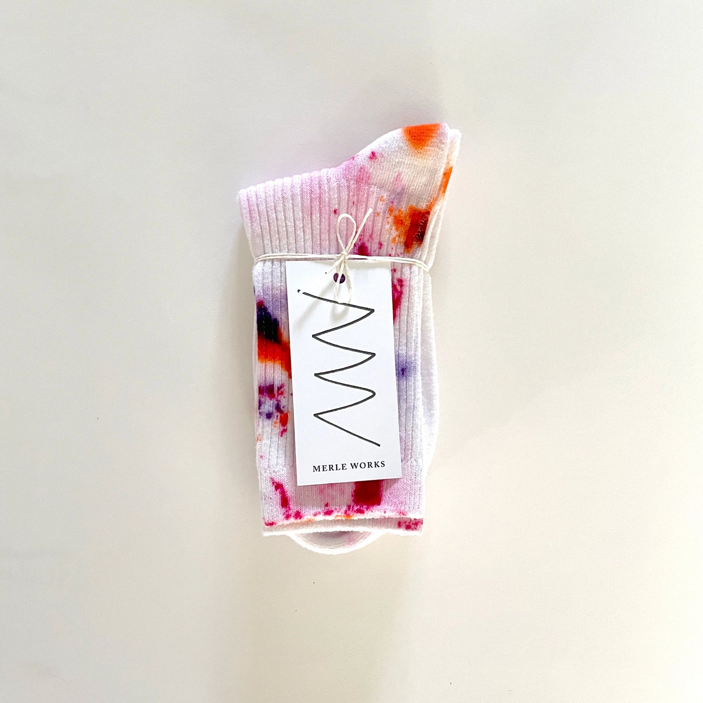 Merle Works - Spicy Tie-dye Dressy Socks