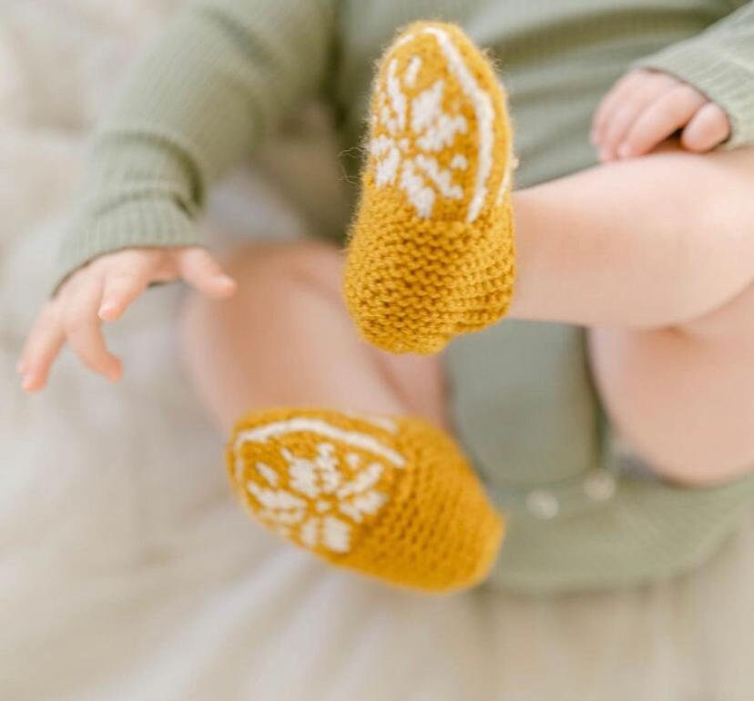 Azerbaijani Socks - Knit Baby Socks