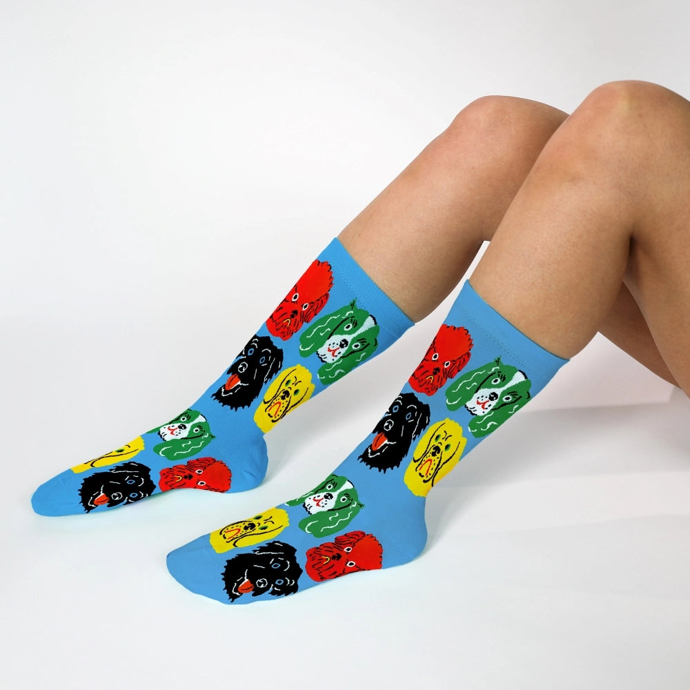Yellow Owl Workshop - Kristina Micotti Dogs - Women's Crew Socks