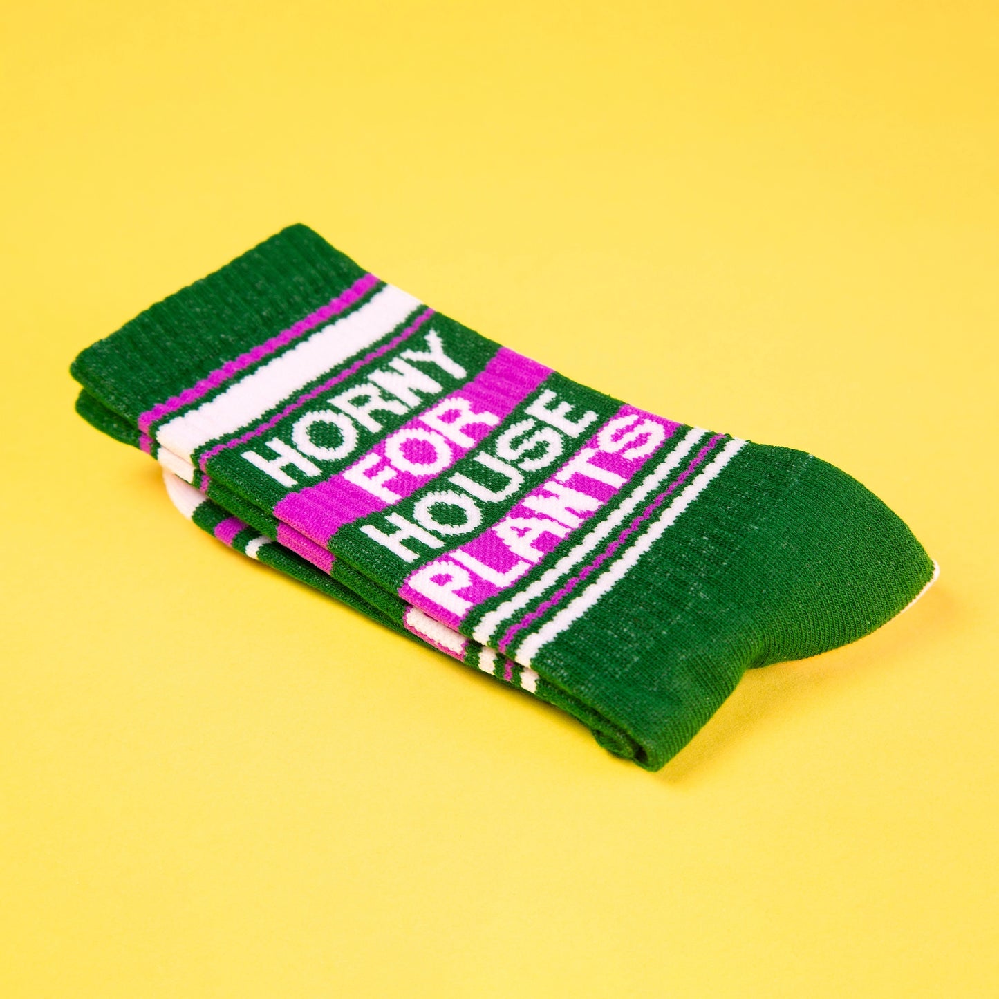 Gumball Poodle - Horny For House Plants Gym Crew Socks