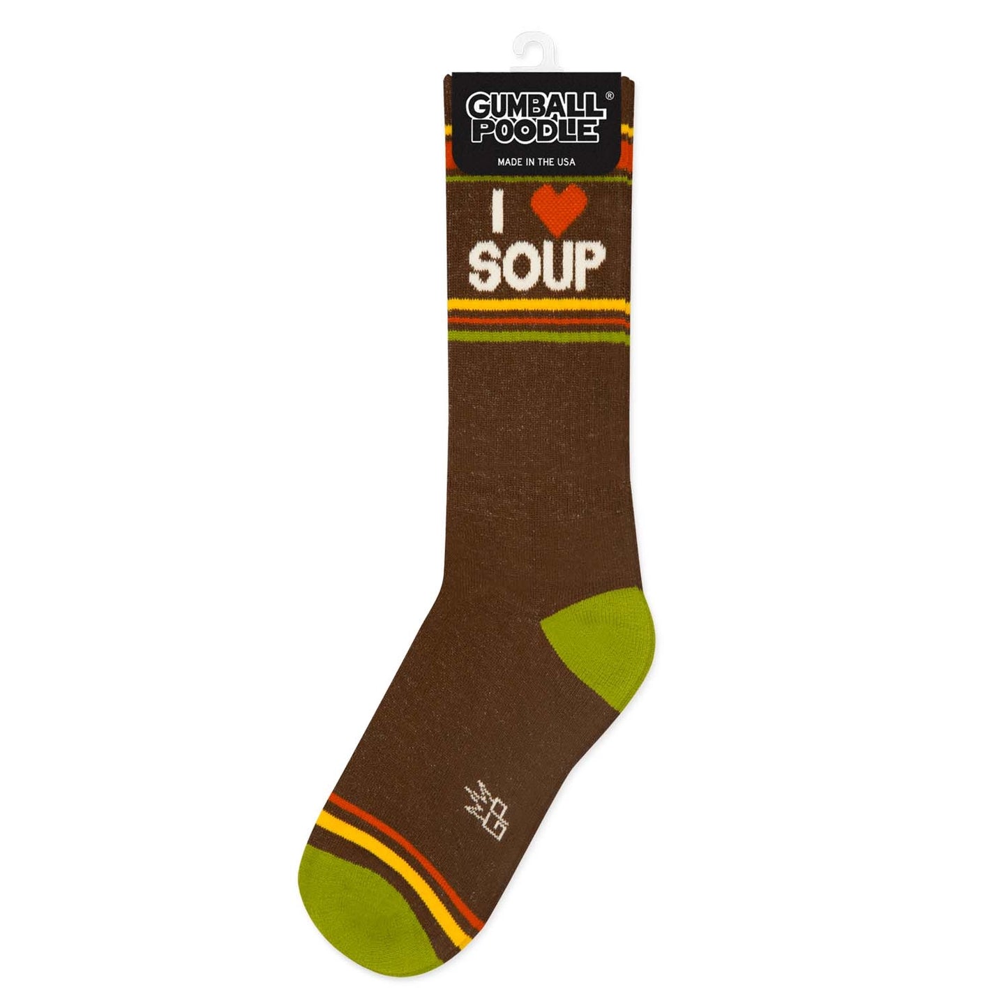 Gumball Poodle - I ❤️ Soup Gym Crew Socks