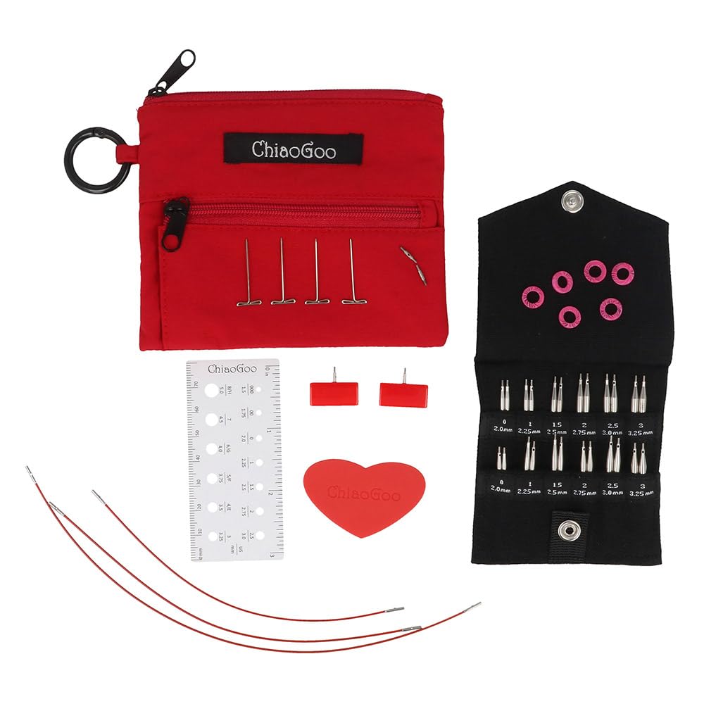ChiaoGoo TWIST Shorties Set #0-3 (Red)