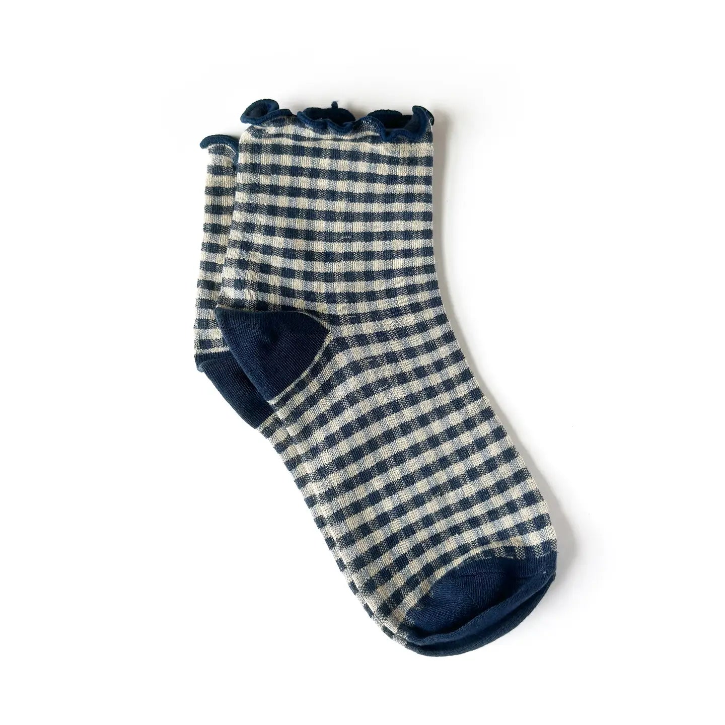 Rainbow Unicorn Birthday Surprise - Reese Socks Navy Blue