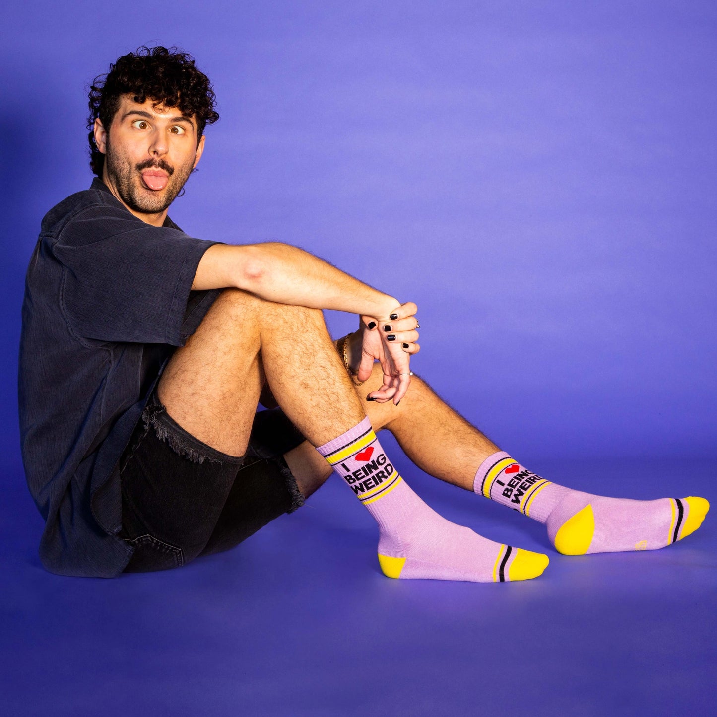 Gumball Poodle - I ❤️ Being Weird Gym Crew Socks