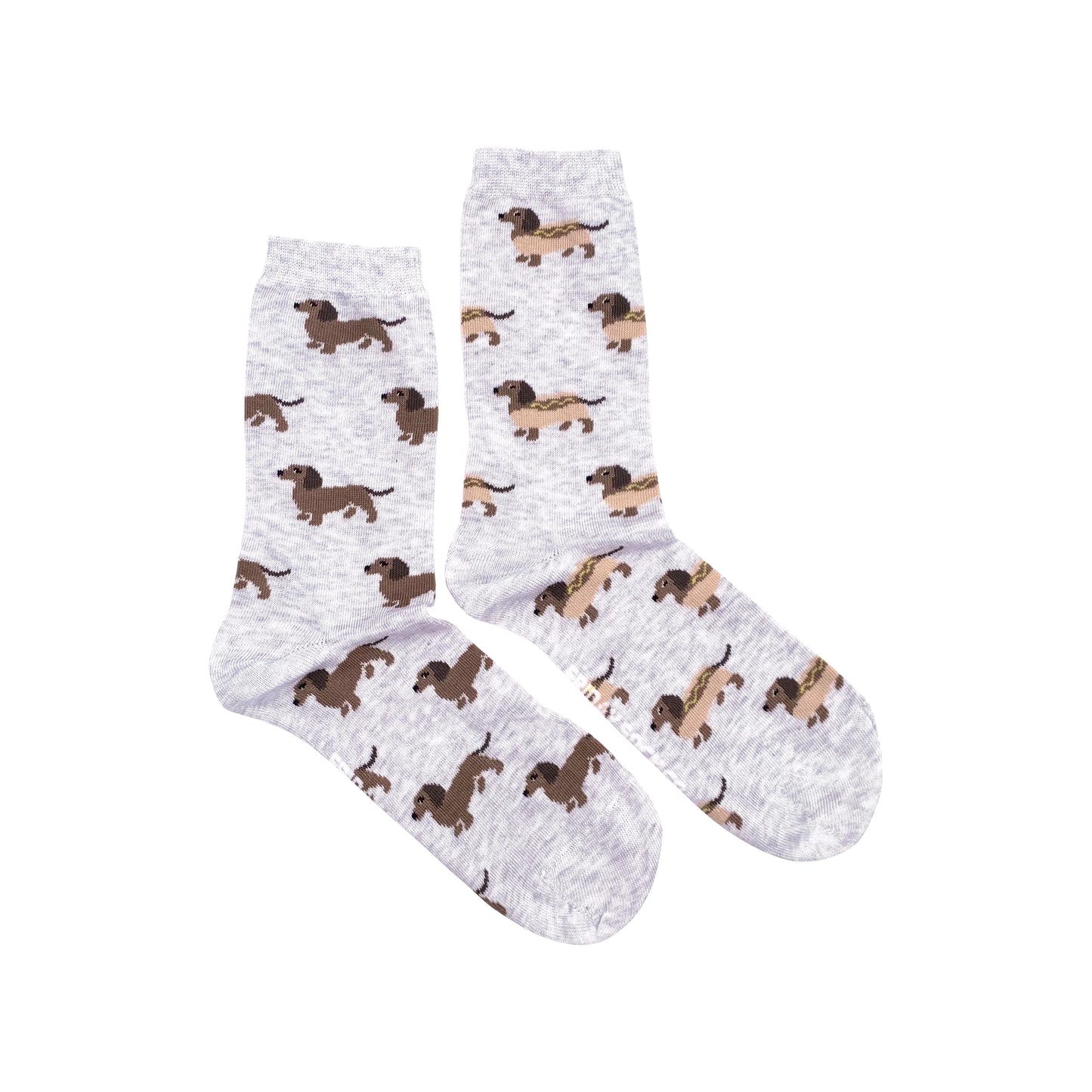 Friday Sock Co. -Women's Socks | Wiener Dog Hot Dog | Mismatched Socks Women’s 5 – 10