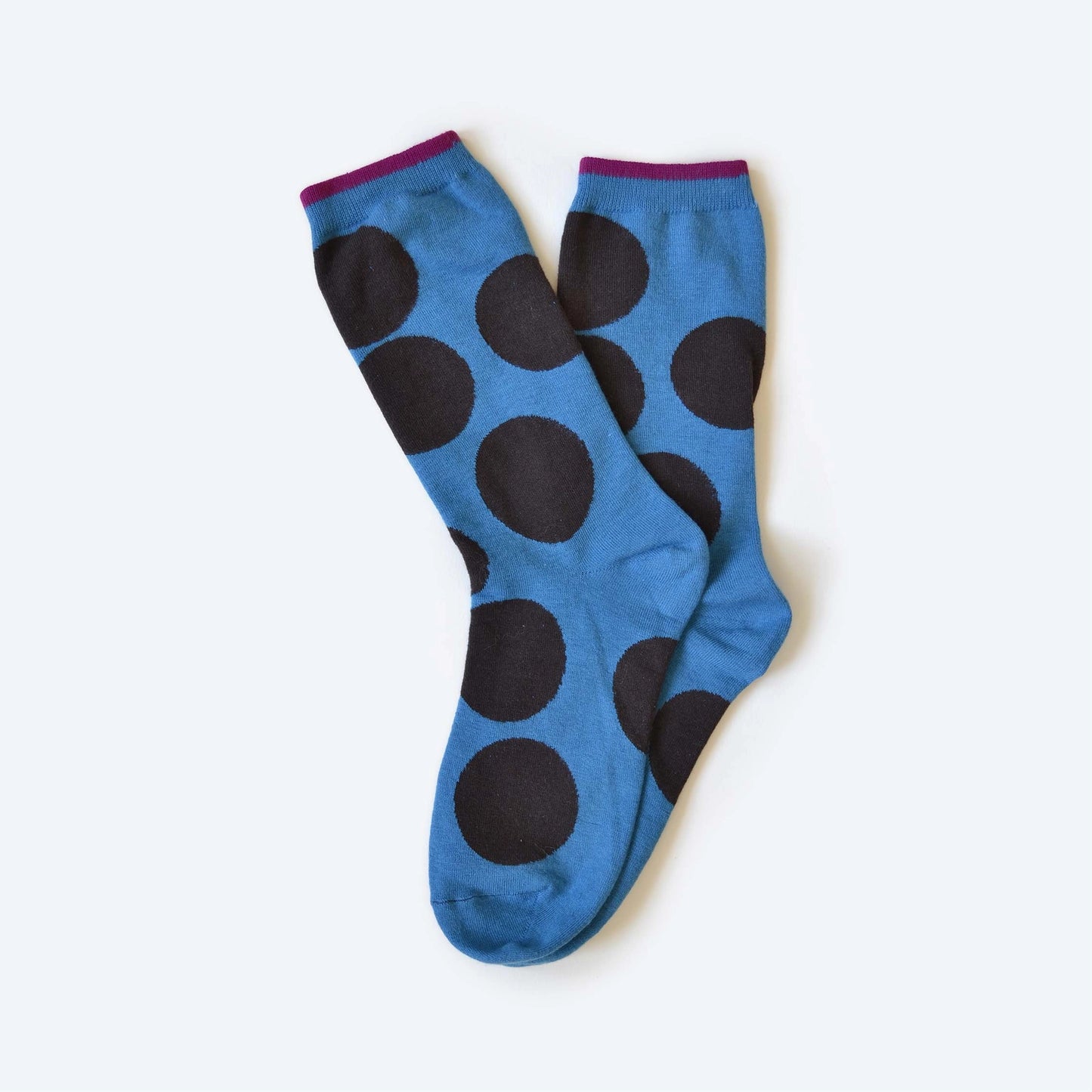 Hooray Sock Co. - Big Dot Blue Sock Small (Women's 4 - 10)