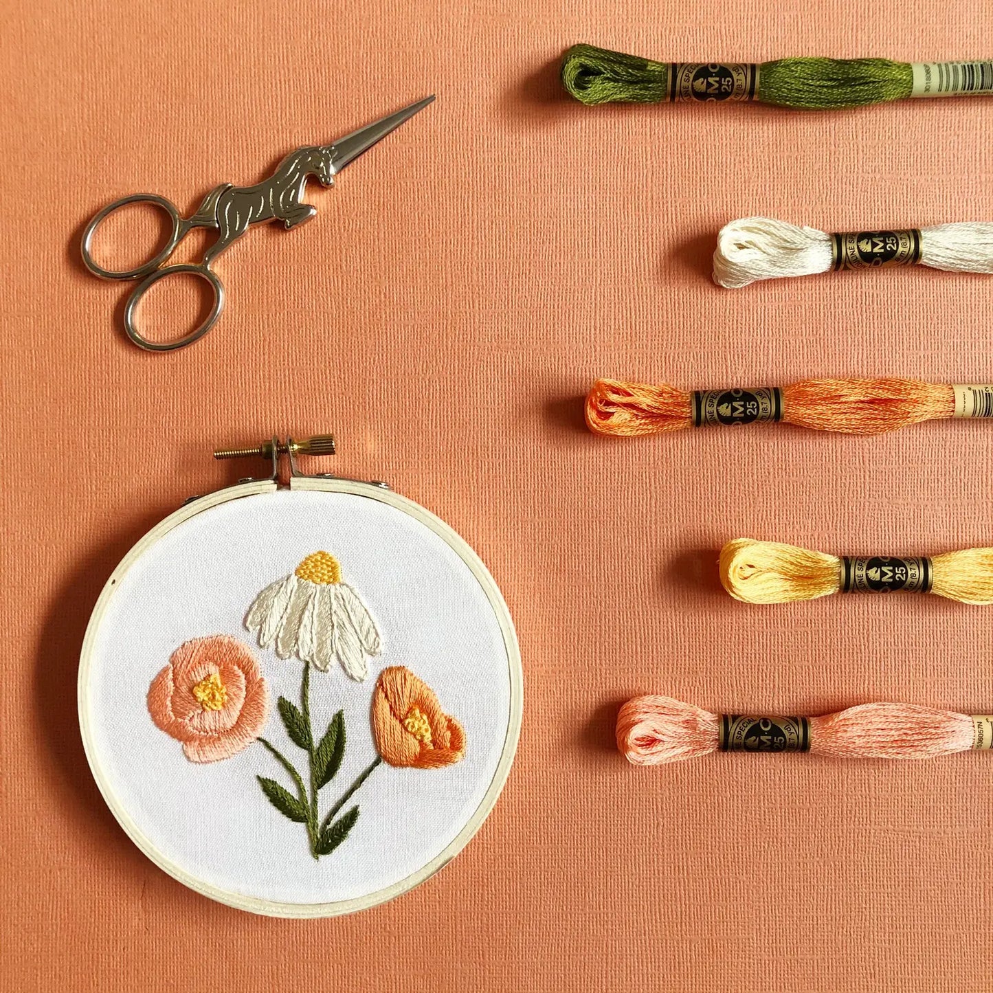 M Creative J Embroidery Kits