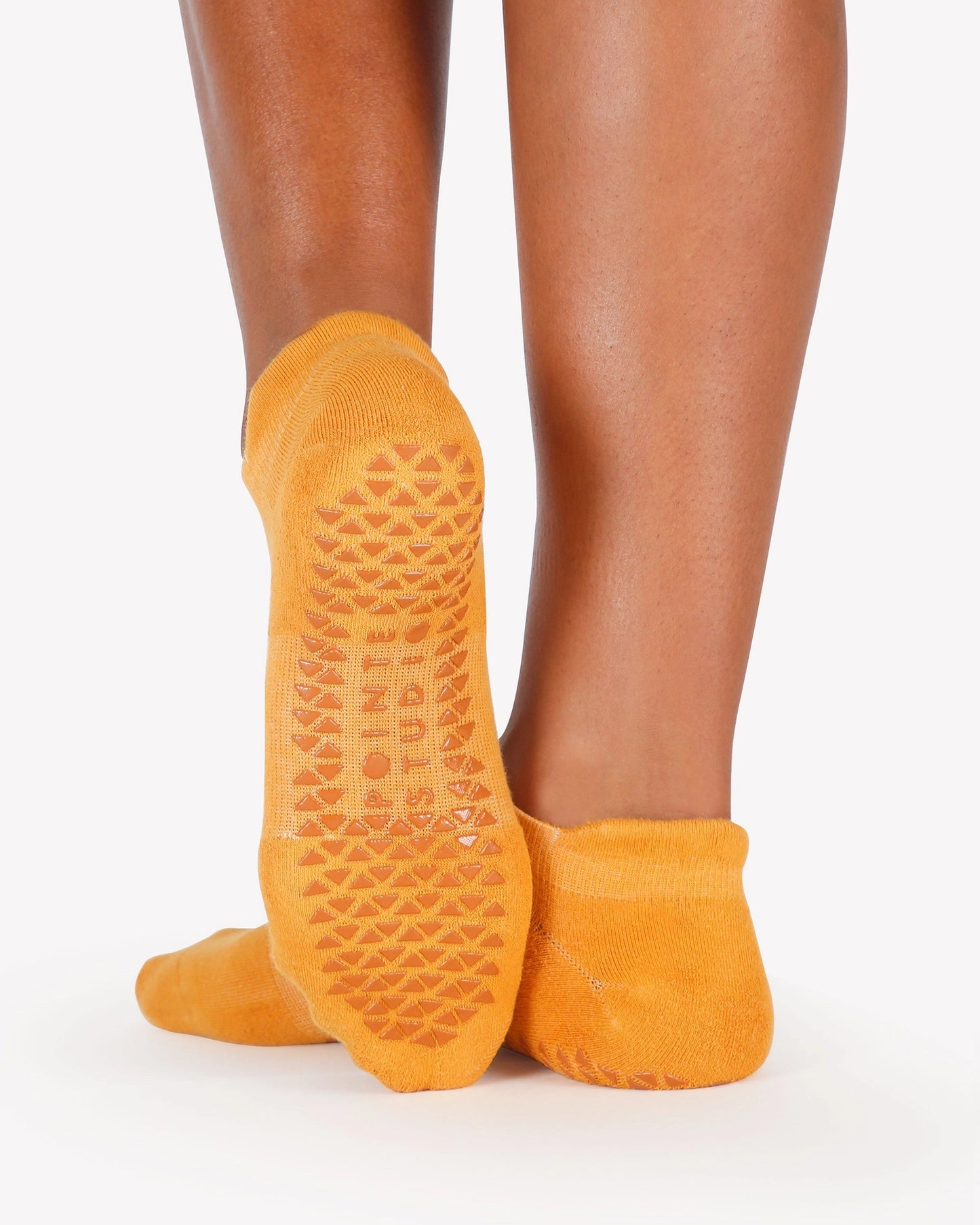 Pointe Studio - Women's Josie Strap Grip Sock Rust