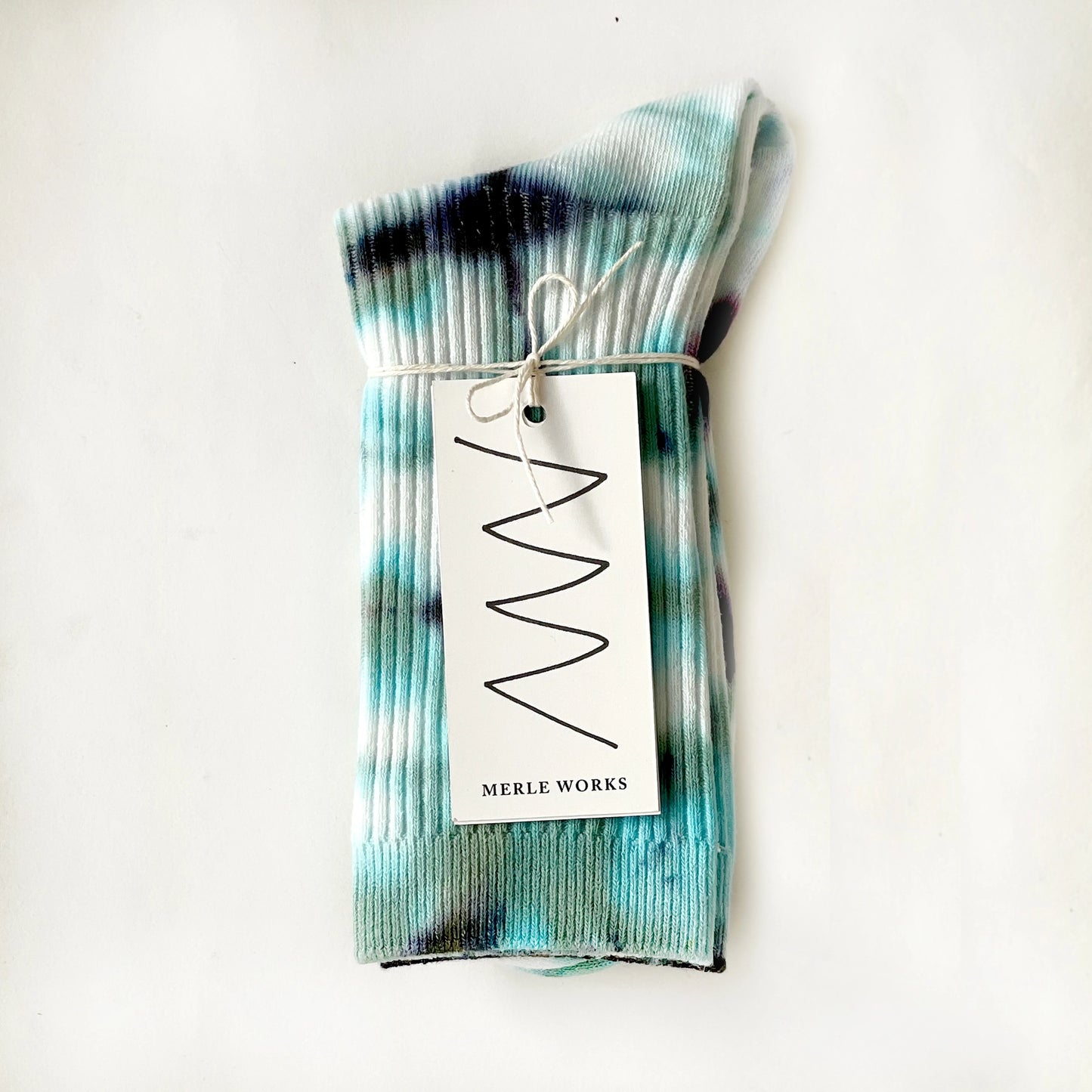 Merle Works - Scoot Tie-Dye Dressy Sockss