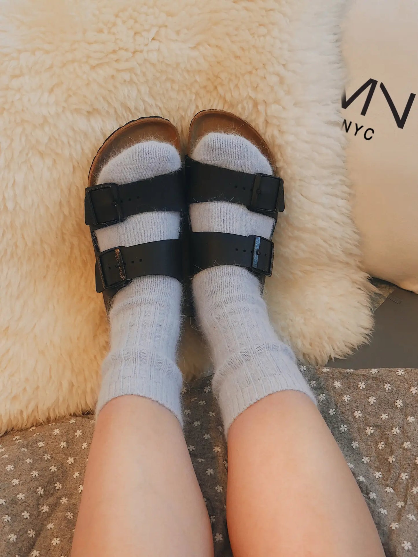 ELMNTL - Super Soft Wool Socks - Blue