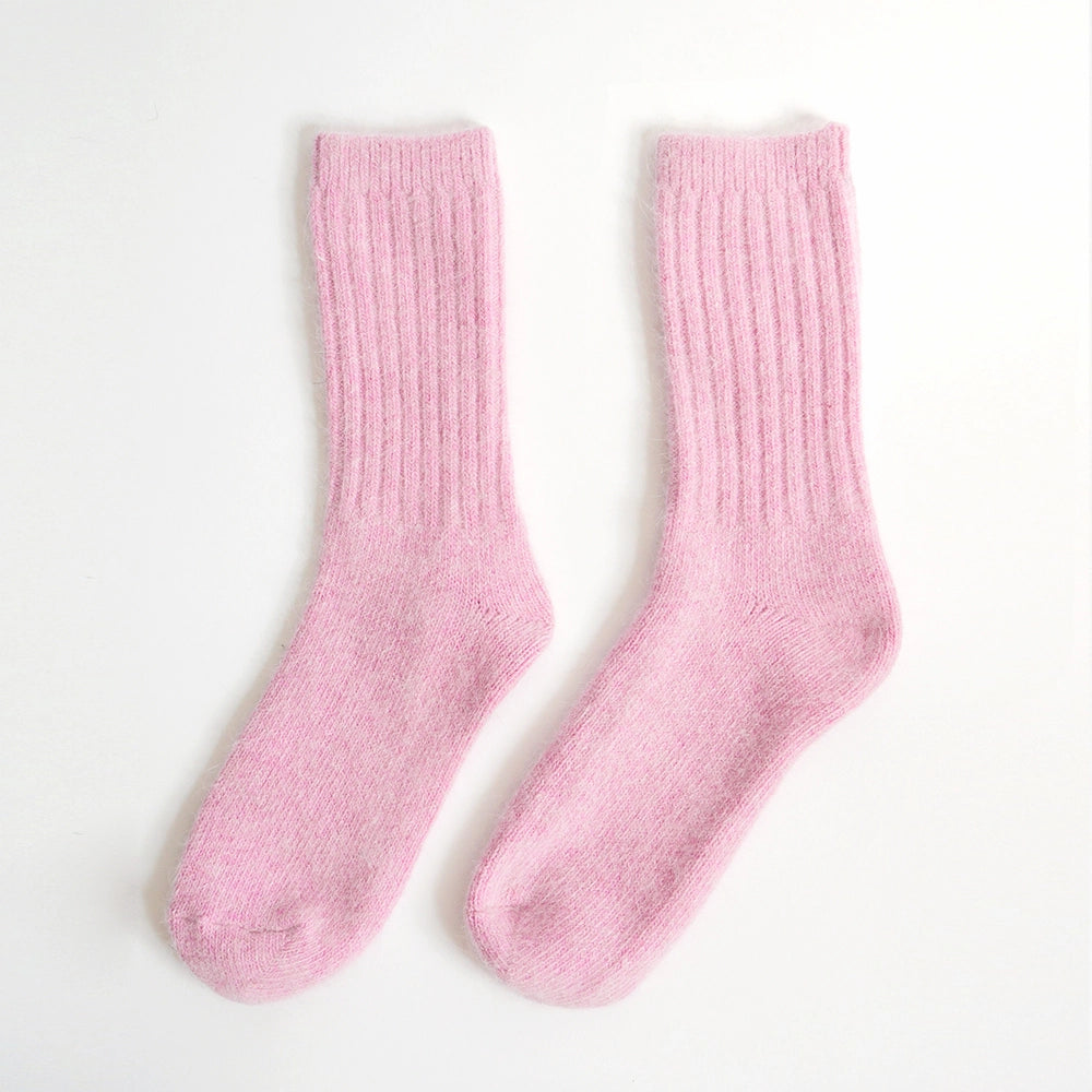 ELMNTL - Super Soft Wool Socks - Pink
