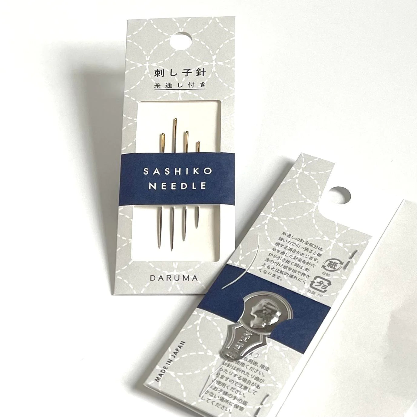 Daruma Sashiko Needles w/Threader- mixed set