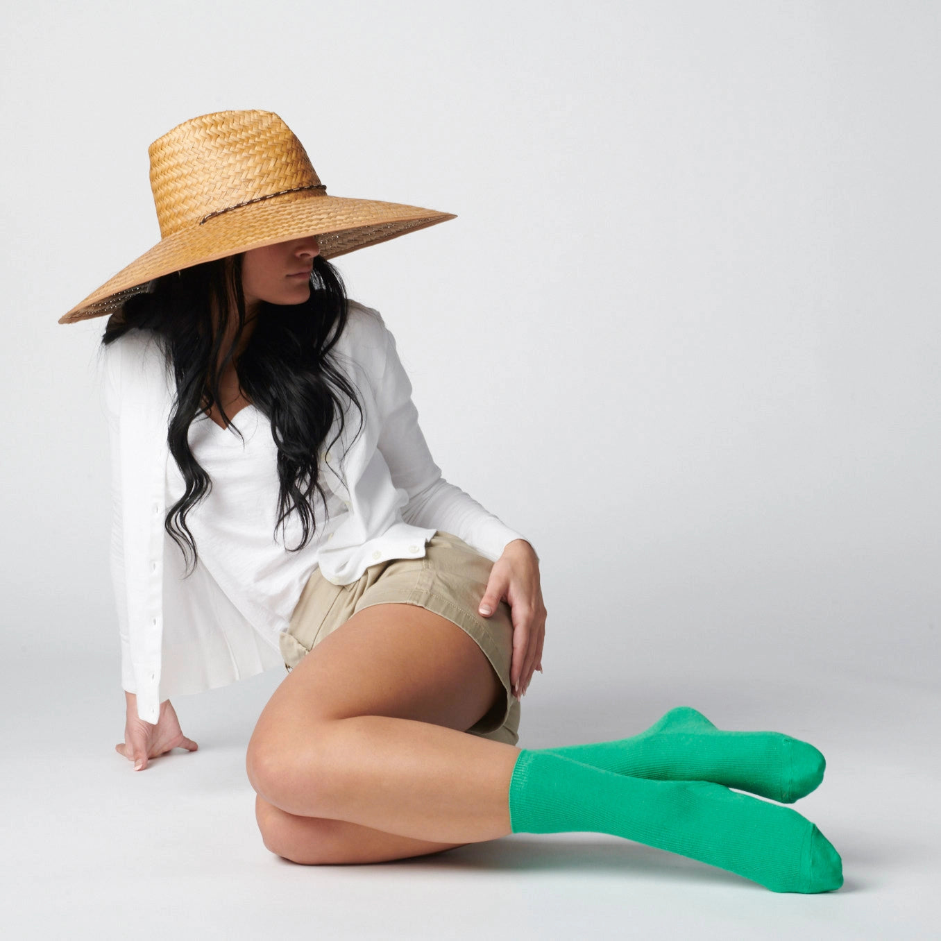 Hooray Sock Co. Merino Wool - Kelly Green