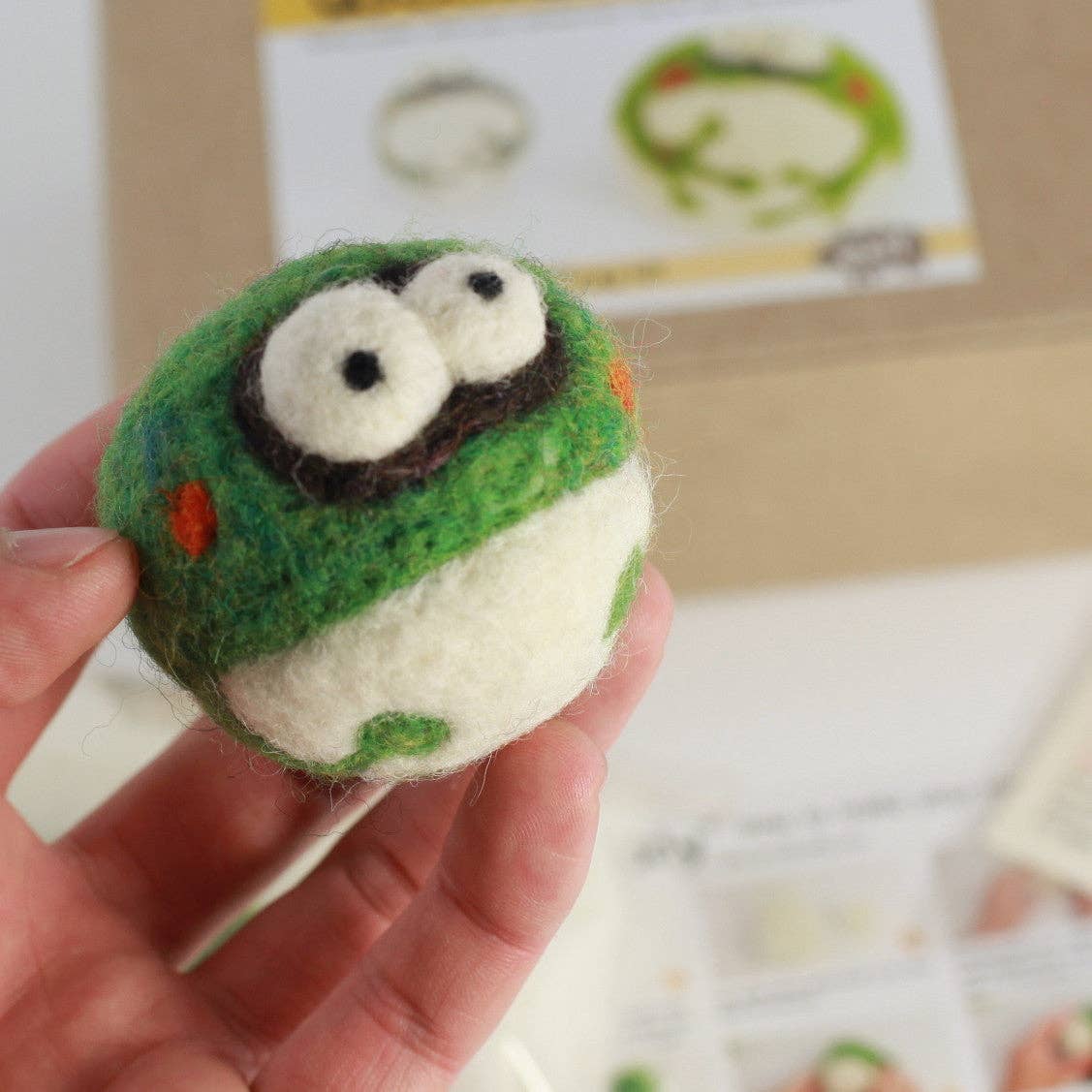 Woolbuddy DIY Needle Felting Kit – Frog
