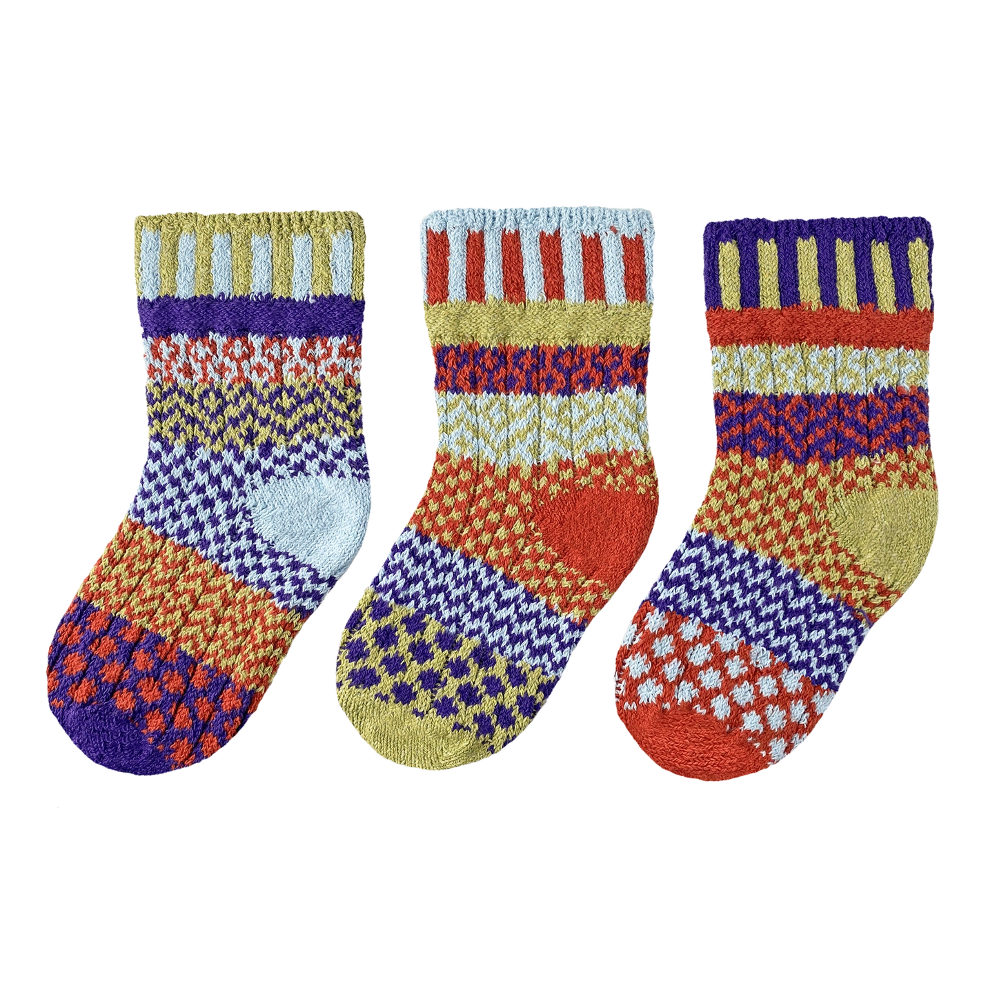 Solmate - Roly Poly Kids Socks - Small (Age 2-5 / Shoe 5 Toddler - 11 Kids)