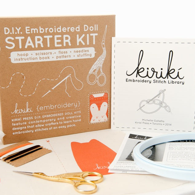 Kiriki Embroidered Doll Starter Kit