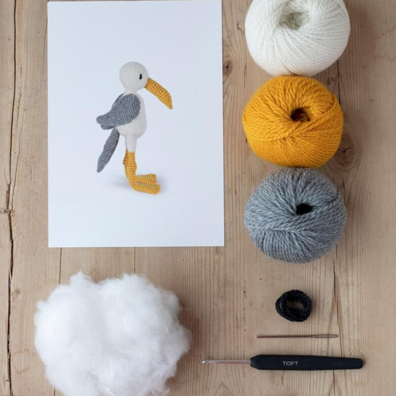 Toft Crochet Kit- Dave the Seagull