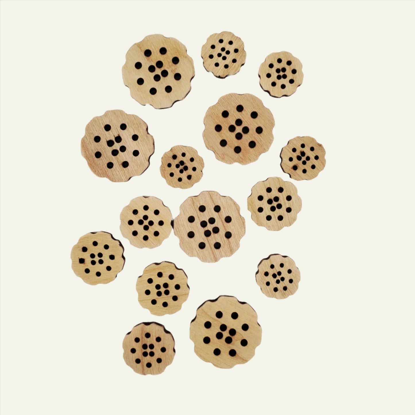 Katrinkles Flower Stitchable Buttons