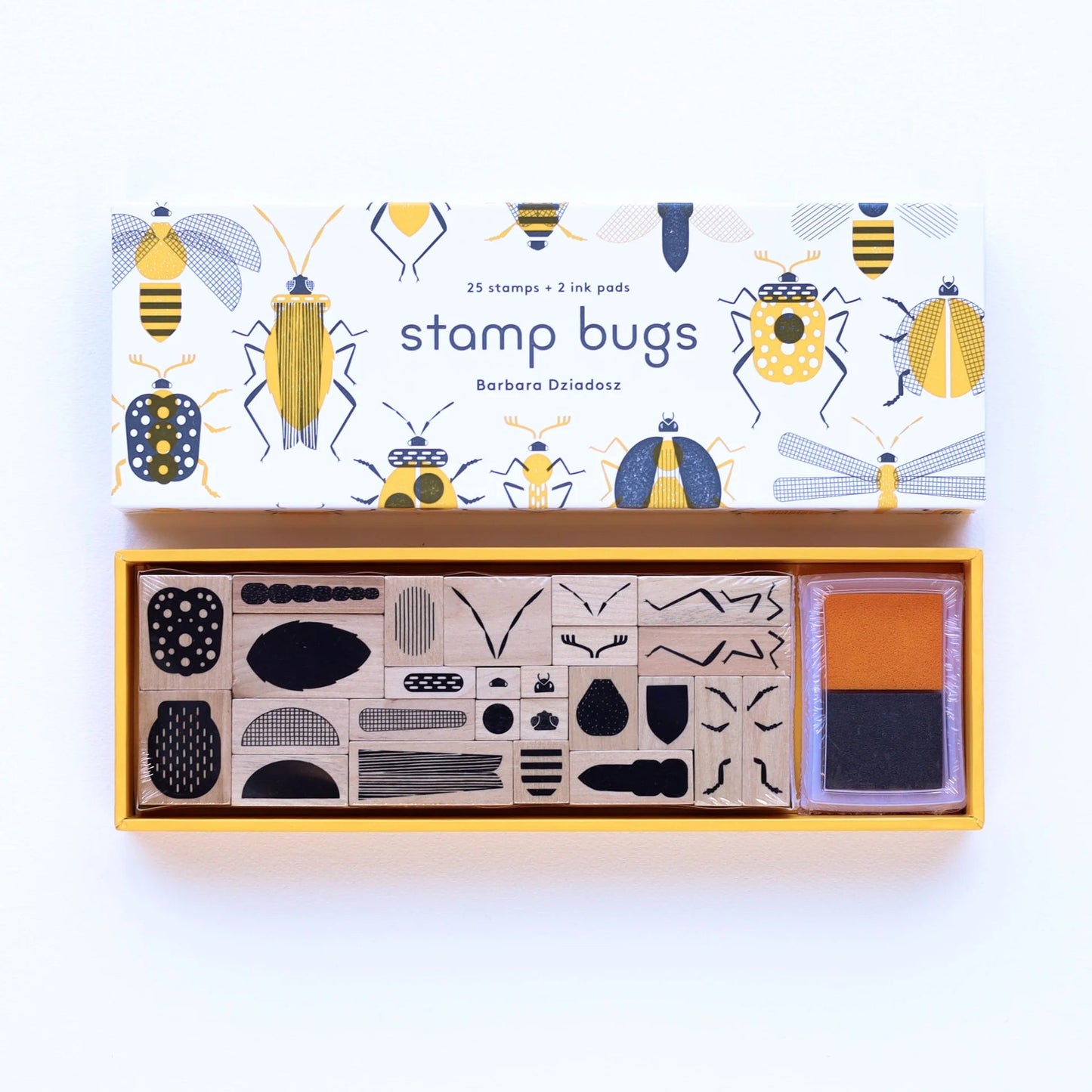 Stamp Bugs: 25 Stamps + 2 Ink Pads