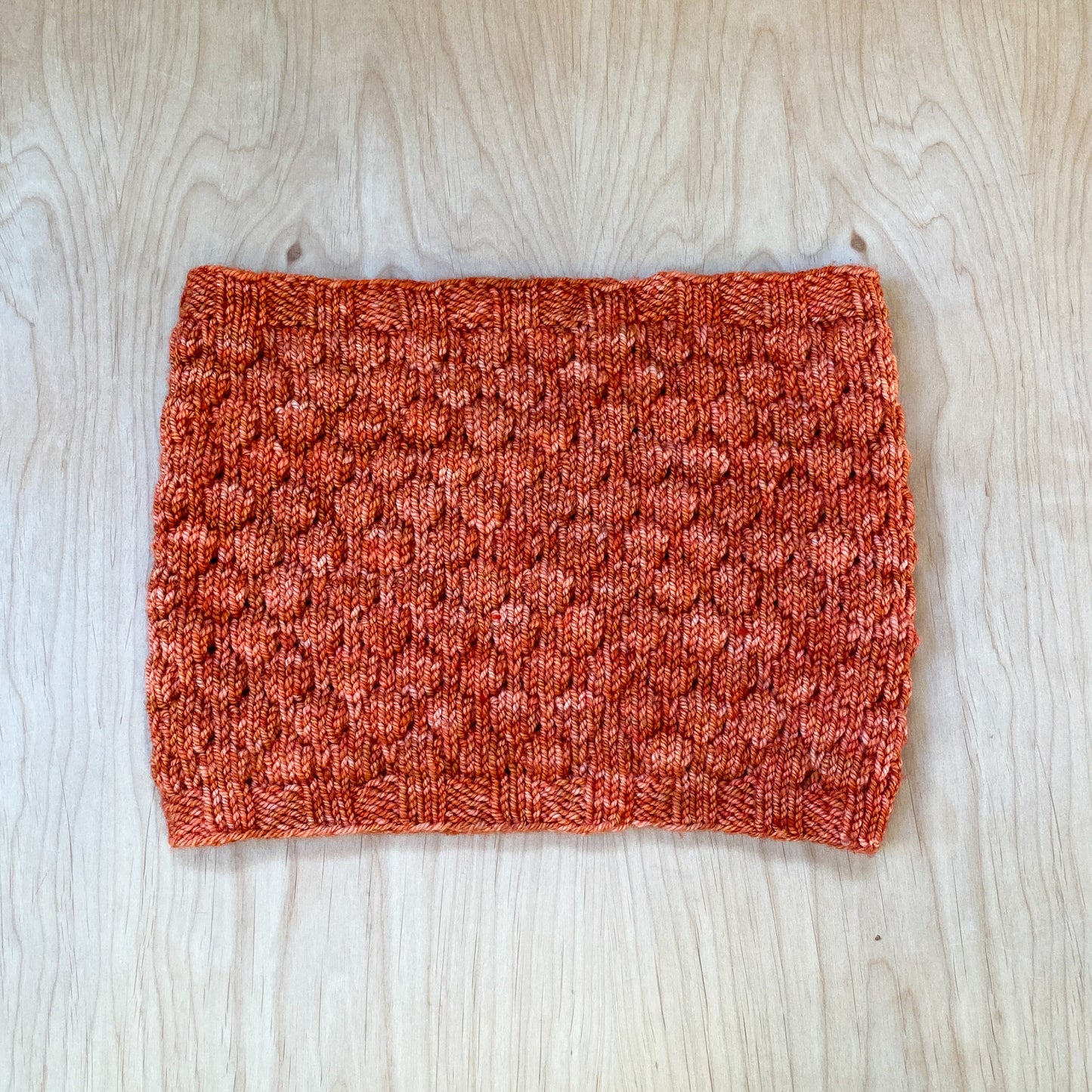 Bubble Stitch Cowl Pattern