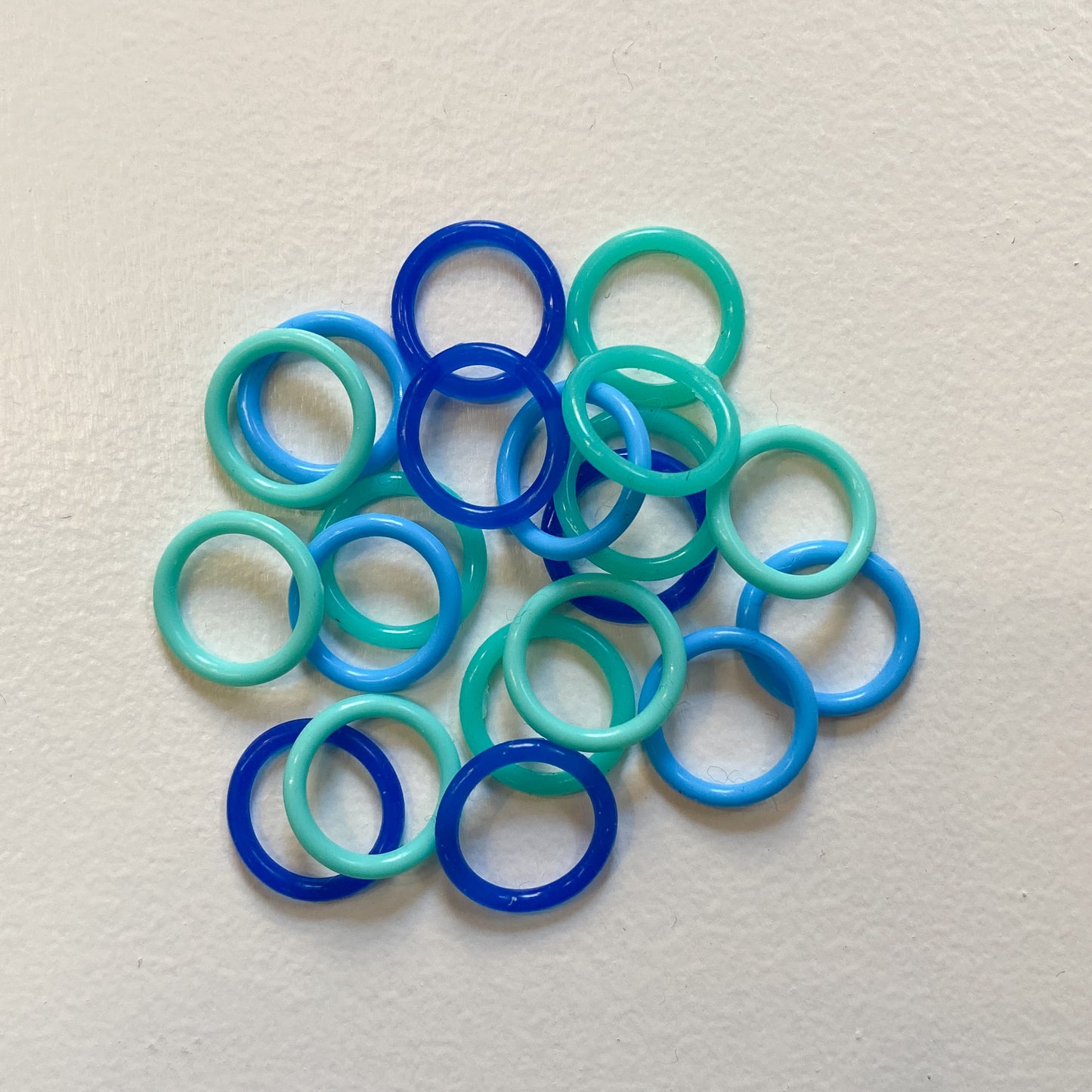 Fox & Pine Blue & Teal Silicone Stitch Markers