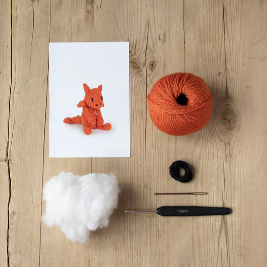 Toft Mini Crochet Kit- Anthony the Ankylosaurus
