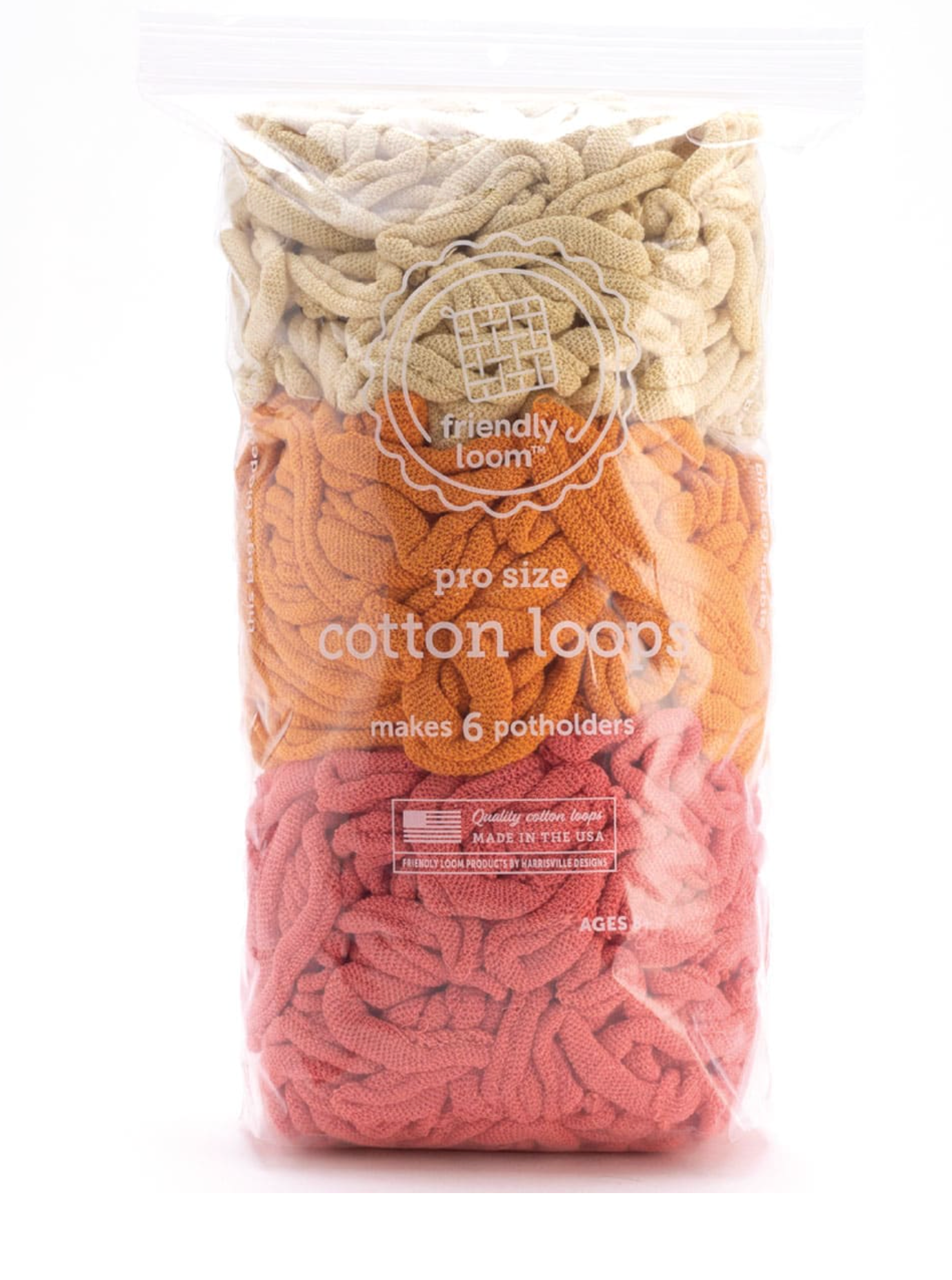Potholder "Lotta" Loops- 8" (pro size)