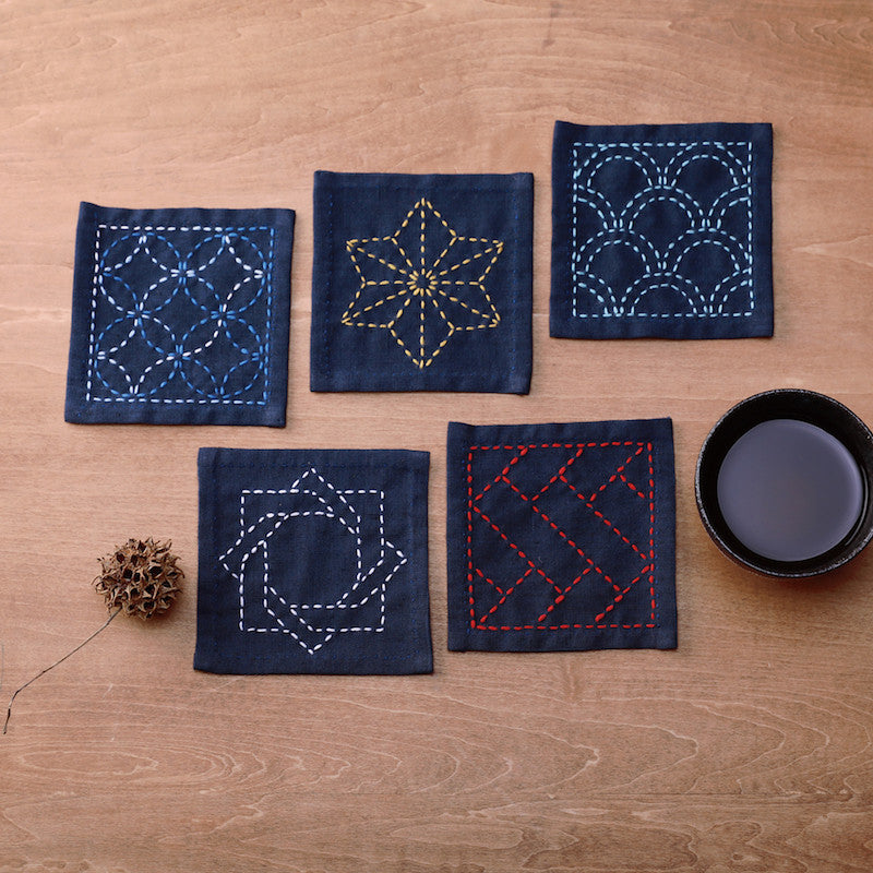 Sashiko Coaster Collection