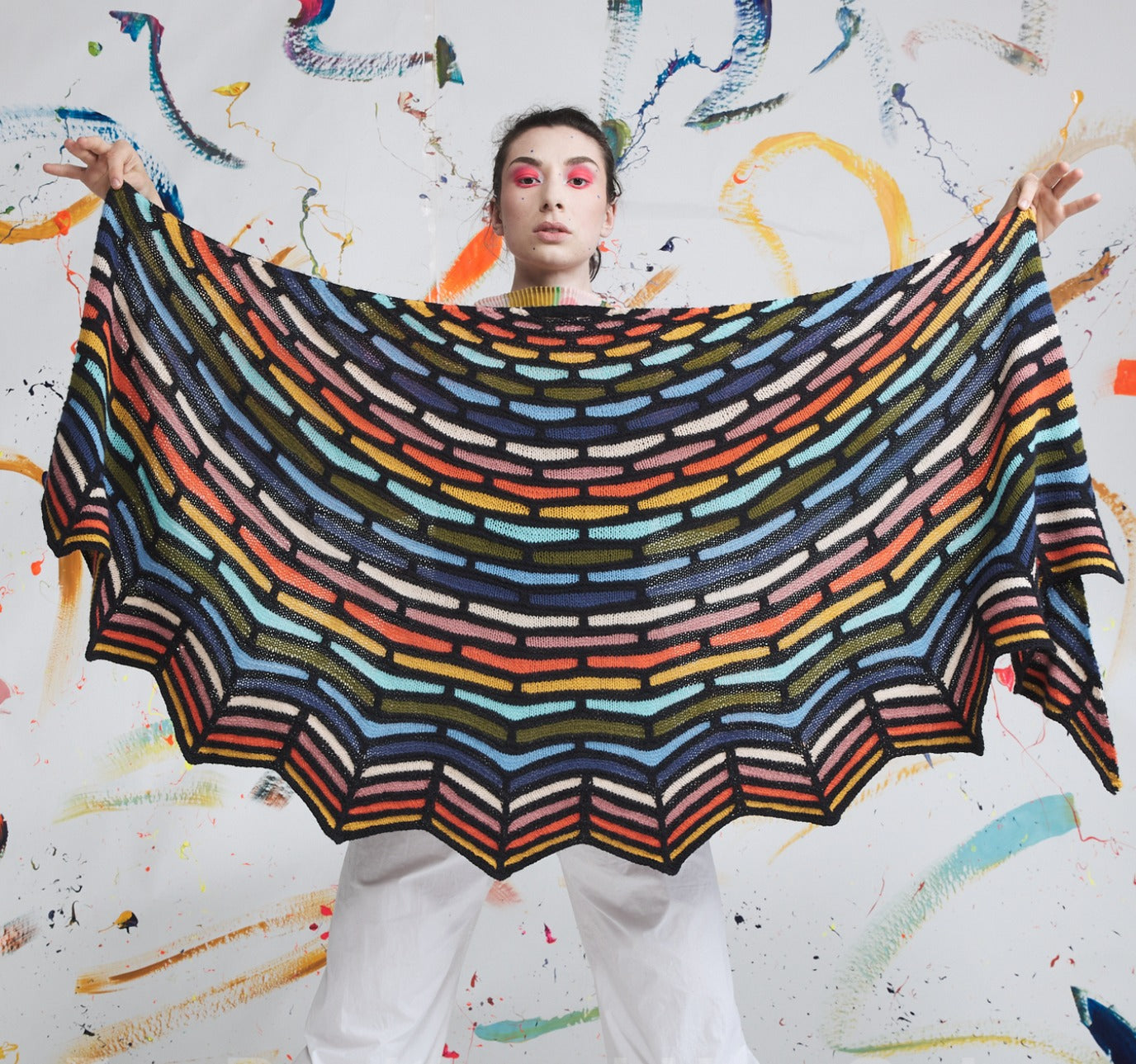 Stephen West Painting Shawls