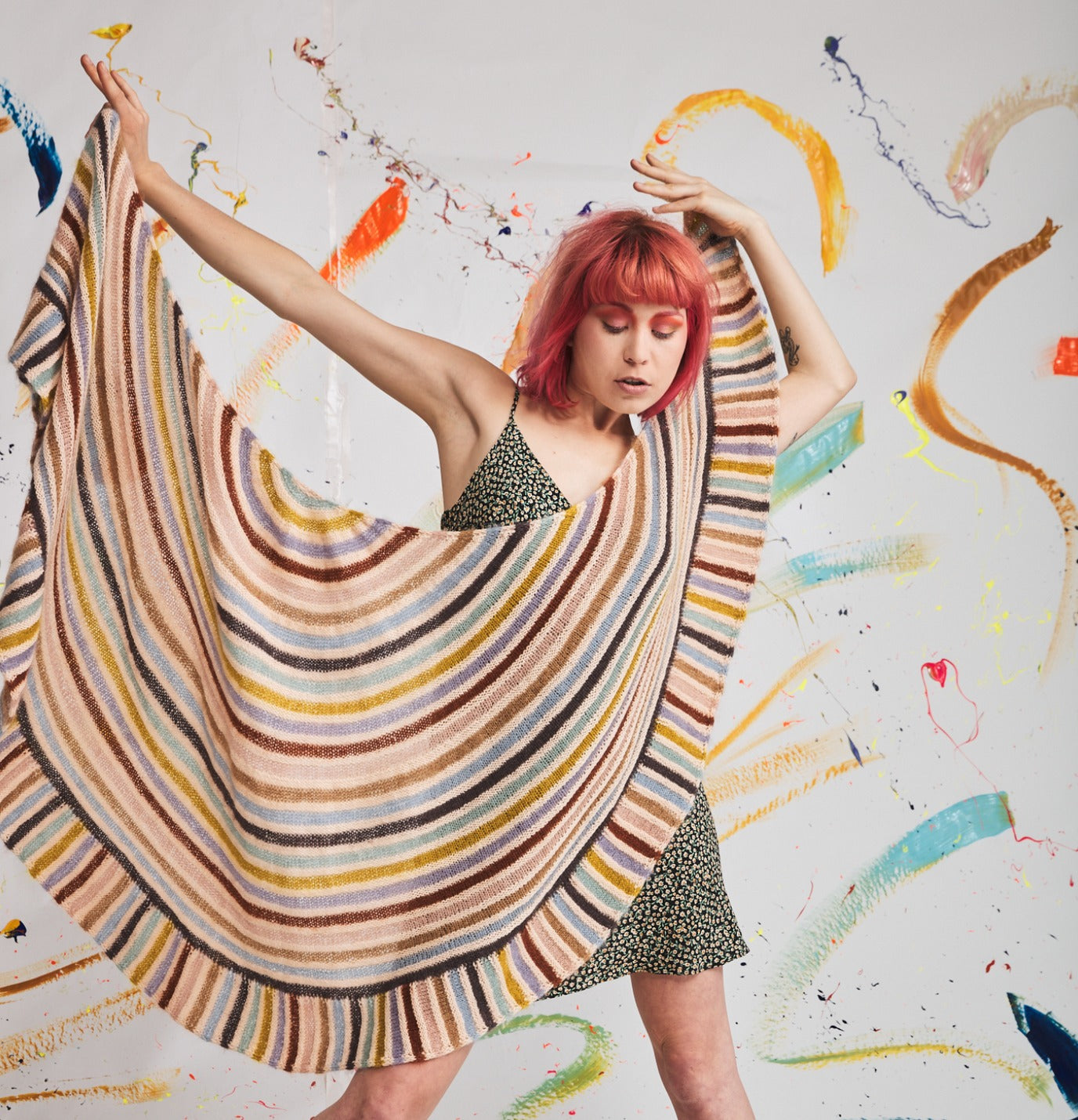 Stephen West Painting Shawls