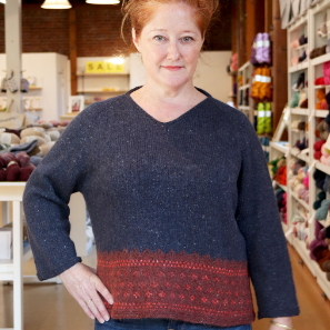 Colorwork V-Neck No. 1 Pattern