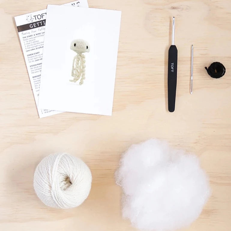 Toft Mini Crochet Kit-Mike the Jellyfish