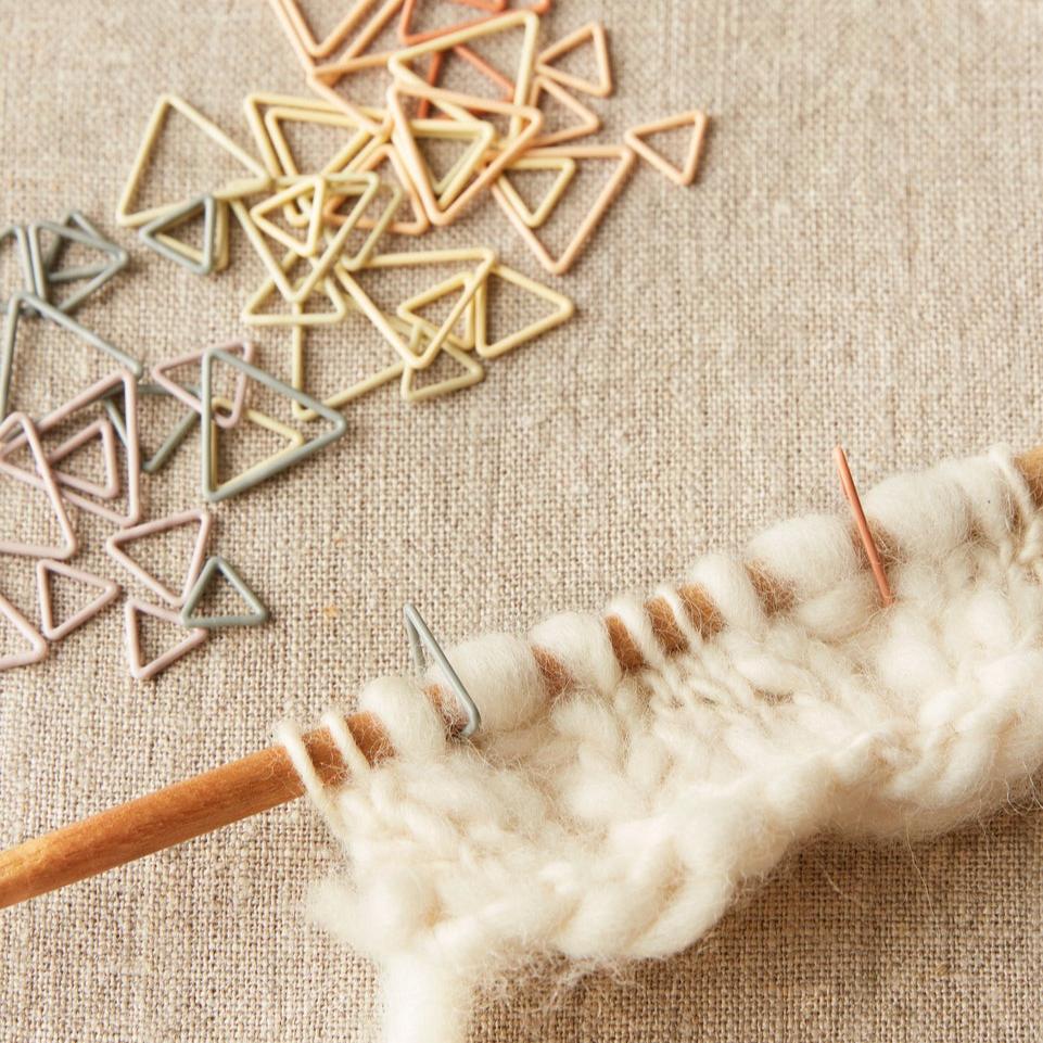 CocoKnits Triangle Stitch Markers Earth Tones