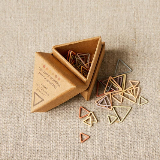 CocoKnits Triangle Stitch Markers Earth Tones