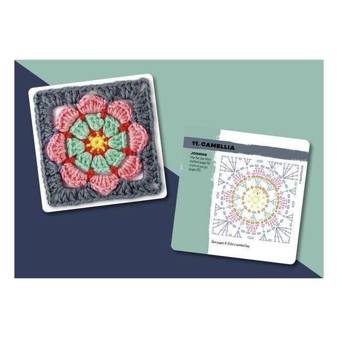 The Granny Square Flowers Card Deck: 50 Mix and Match Desgins