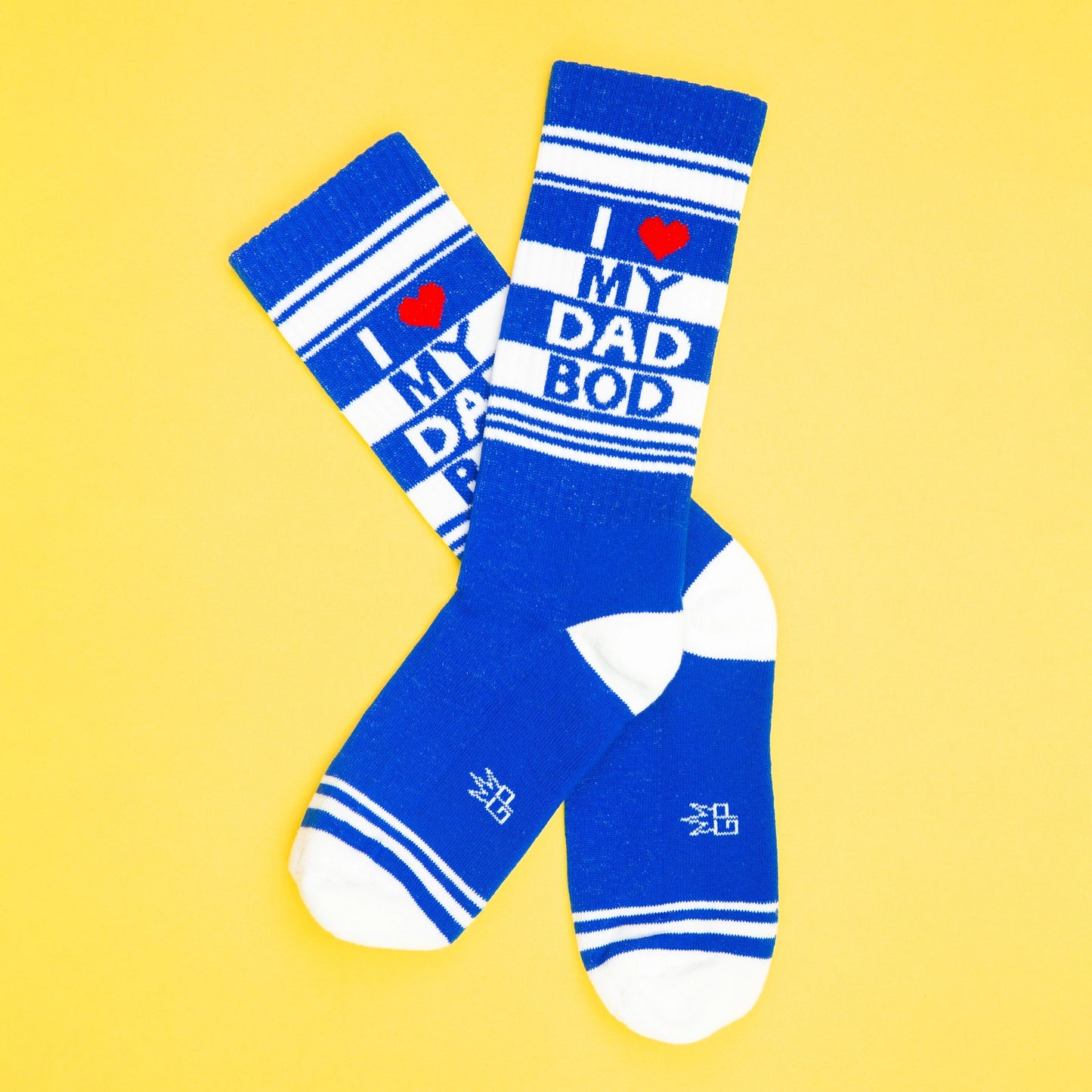 Gumball Poodle - I ❤️ My Dad Bod Gym Crew Socks