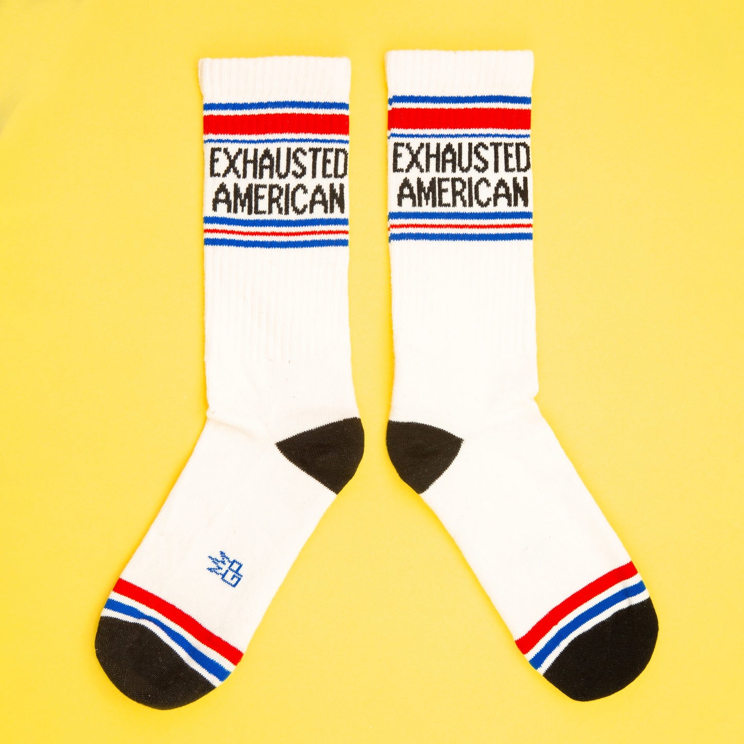 Gumball Poodle - Exhausted American Gym Crew Socks