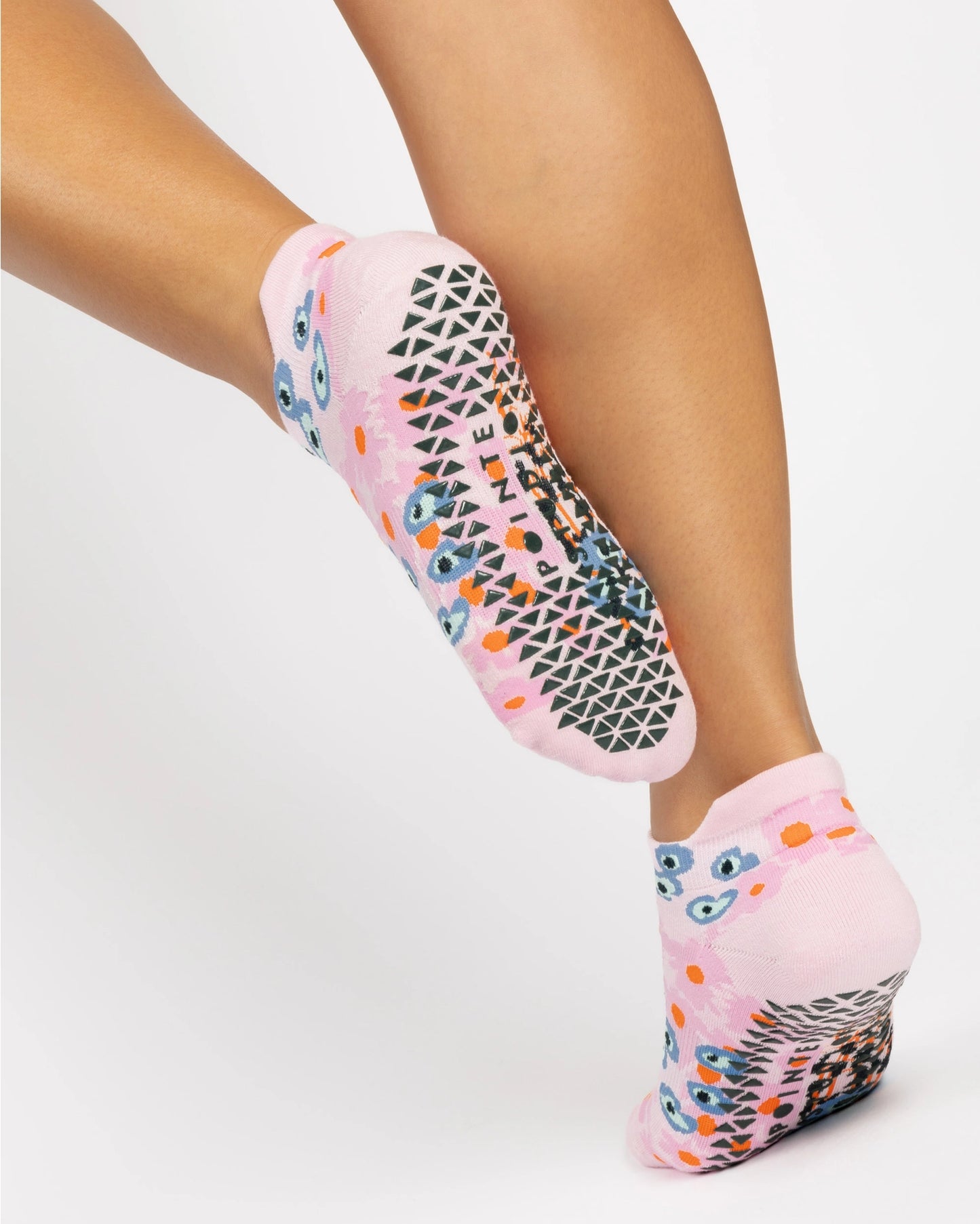 Pointe Studio - Women's Garden Full Foot Grip Sock Pink