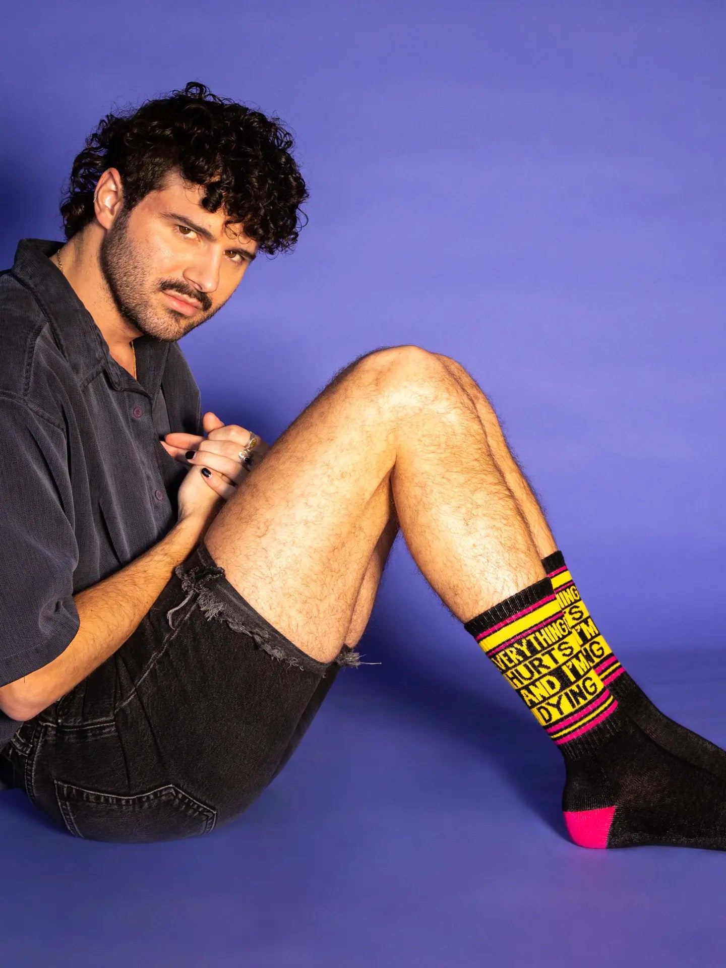 Gumball Poodle - Everything Hurts and I'm Dying Gym Crew Socks