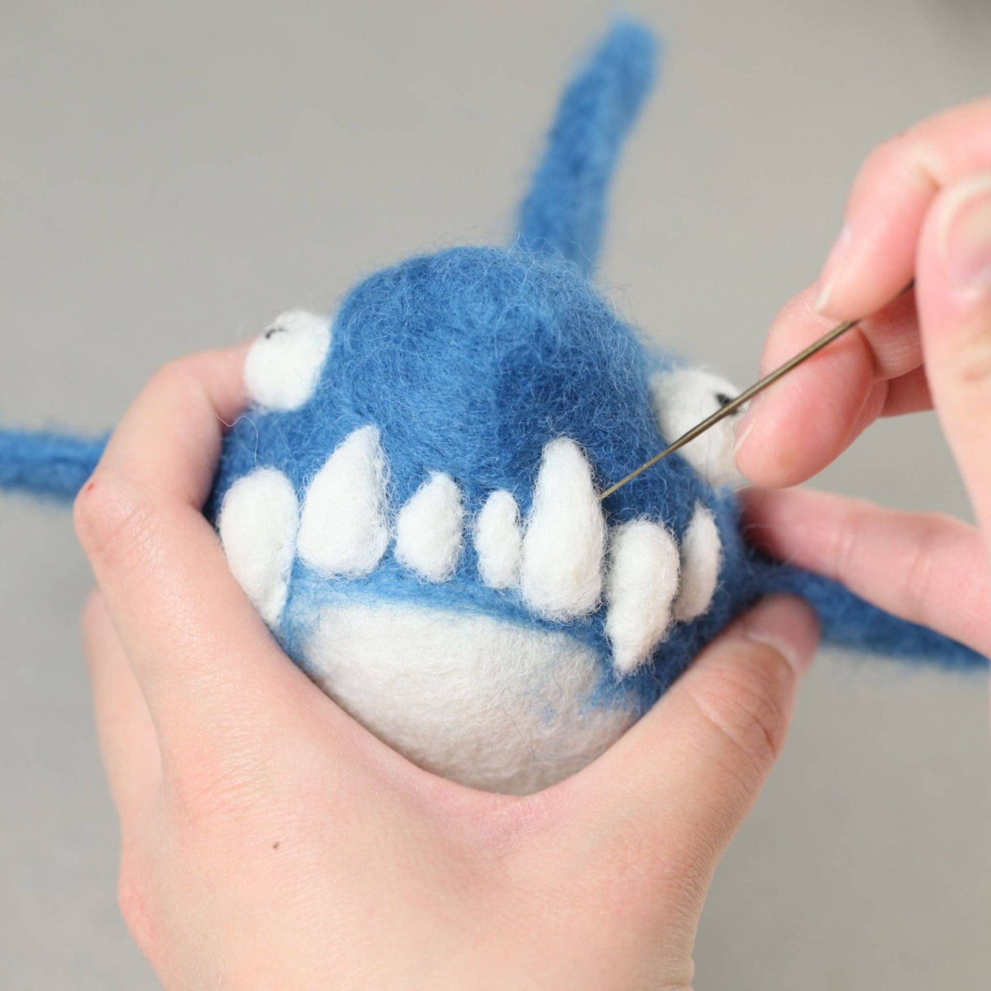 Woolbuddy DIY Needle Felting Kit - Shark