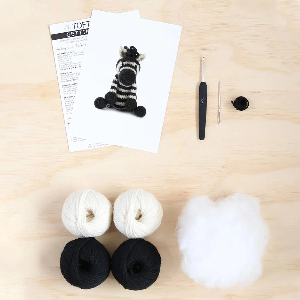 Toft Crochet Kit- Alice the Zebra